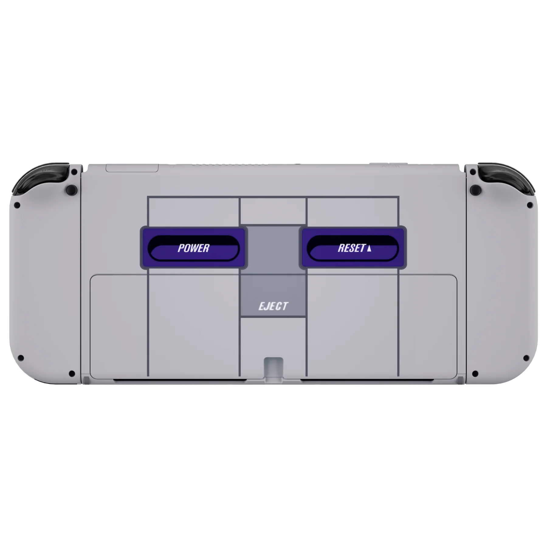 eXtremeRate Custom Replacement Full Set Shell with Buttons for Nintendo Switch OLED - Classic SNES Style - Image 8