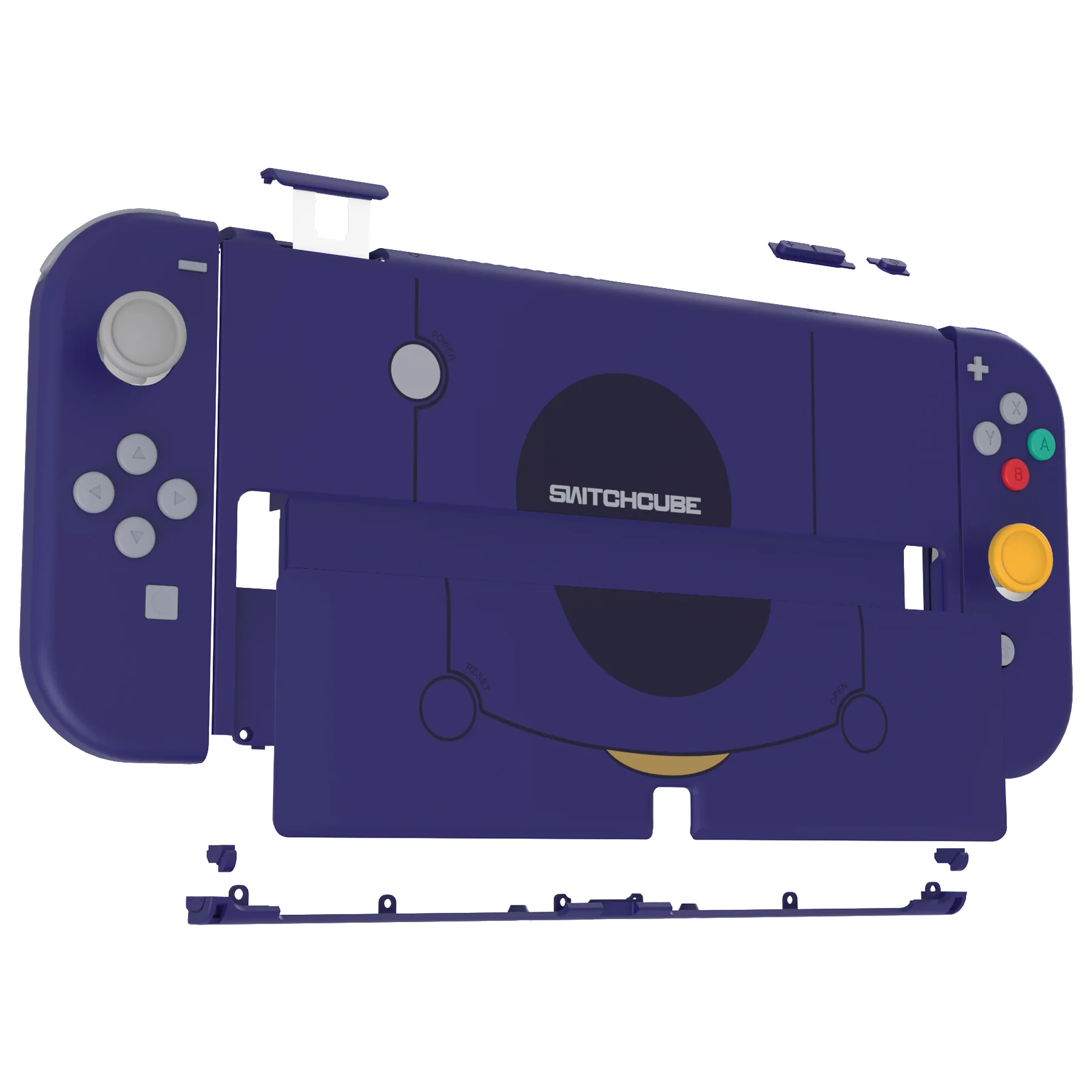 eXtremeRate Custom Replacement Full Set Shell with Buttons for Nintendo Switch OLED - Classic SwitchCube Style - Image 10