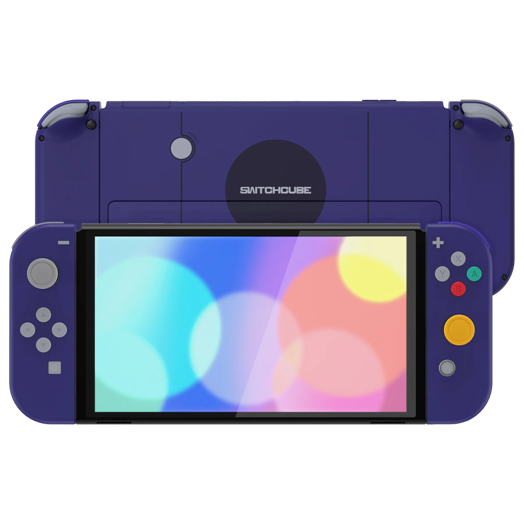 eXtremeRate Custom Replacement Full Set Shell with Buttons for Nintendo Switch OLED - Classic SwitchCube Style - Image 4