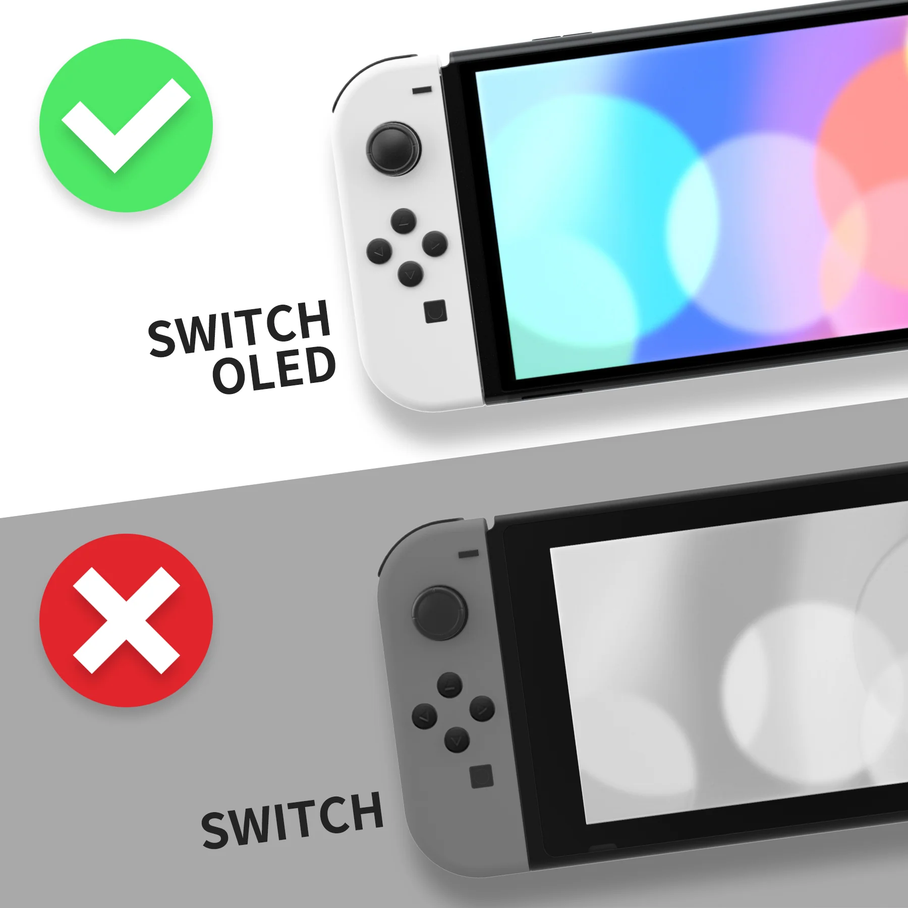 eXtremeRate Custom Replacement Full Set Shell with Buttons for Nintendo Switch OLED - Crystal Dragon - Image 3