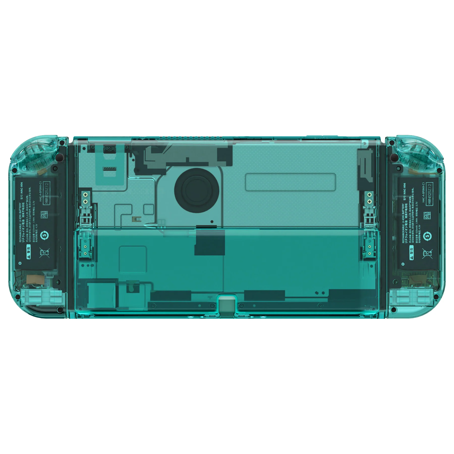 eXtremeRate Custom Replacement Full Set Shell with Buttons for Nintendo Switch OLED - Crystal Emerald Green - Image 8