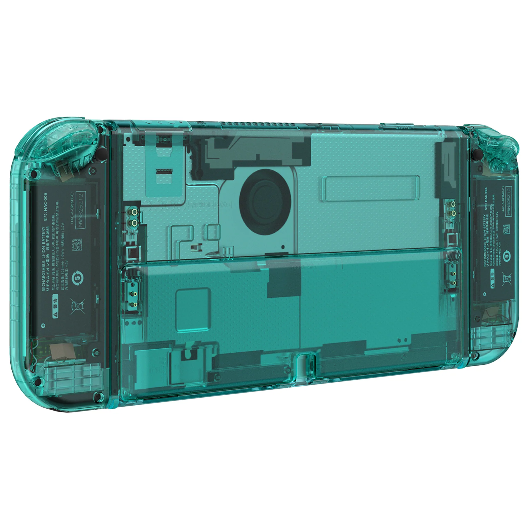 eXtremeRate Custom Replacement Full Set Shell with Buttons for Nintendo Switch OLED - Crystal Emerald Green - Image 9