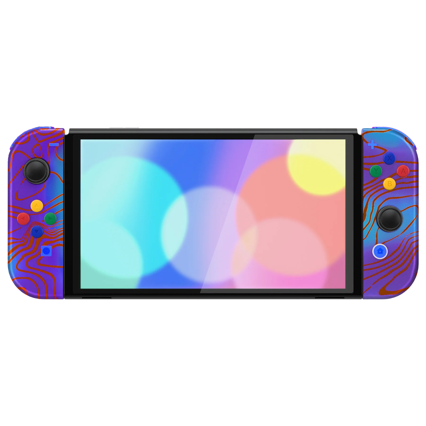 eXtremeRate Custom Replacement Full Set Shell with Buttons for Nintendo Switch OLED - Damascuscamo - Image 5