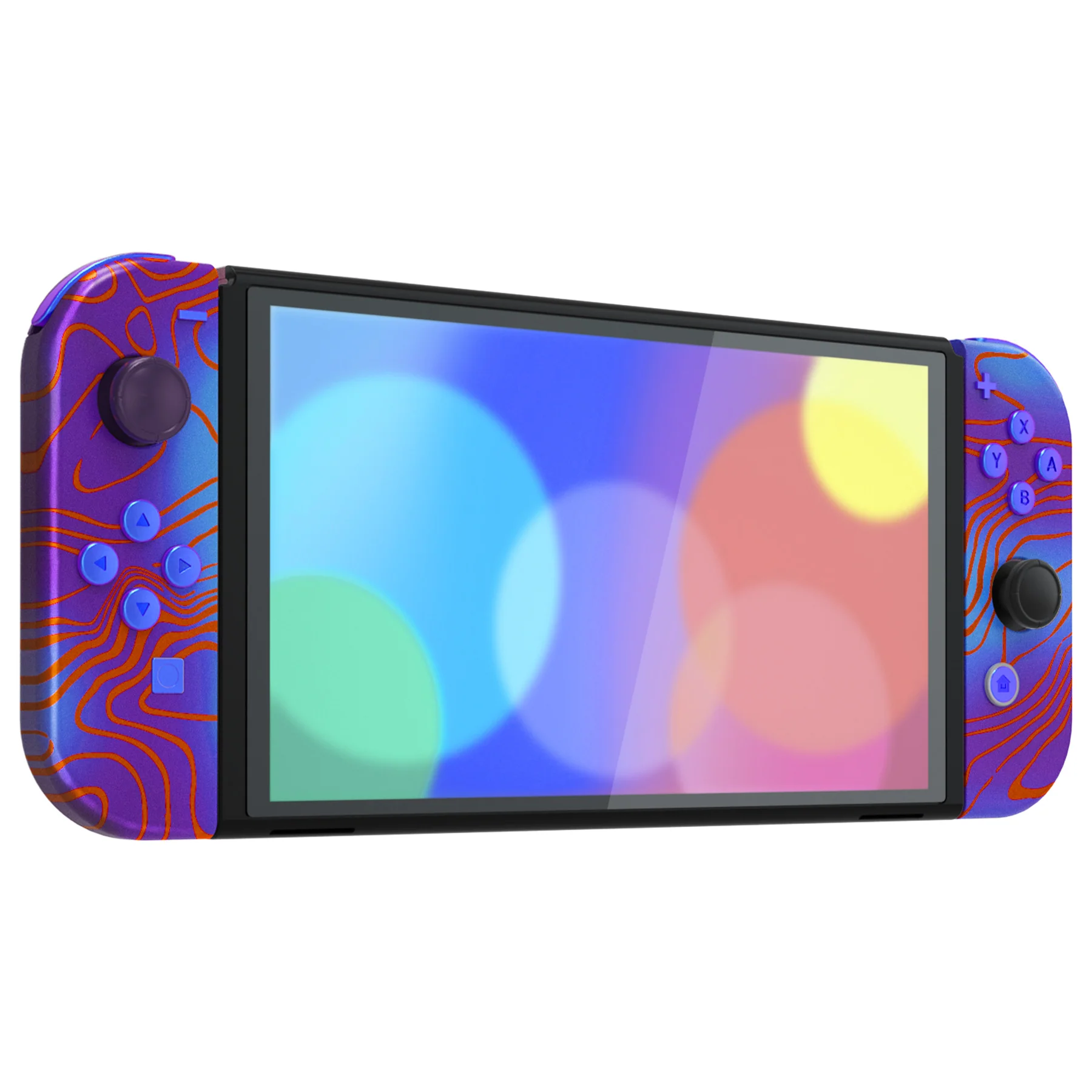 eXtremeRate Custom Replacement Full Set Shell with Buttons for Nintendo Switch OLED - Damascuscamo - Image 6