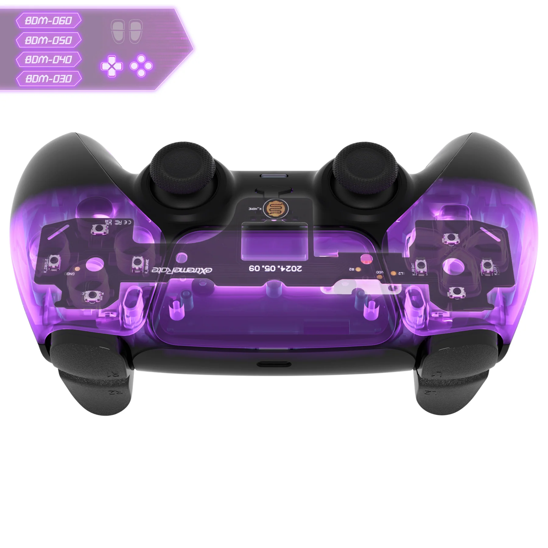 eXtremeRate Custom Tactile Dpad & Action Buttons Face Clicky Kit V3 for PS5 Controller BDM-030/040/050/060 - Image 8