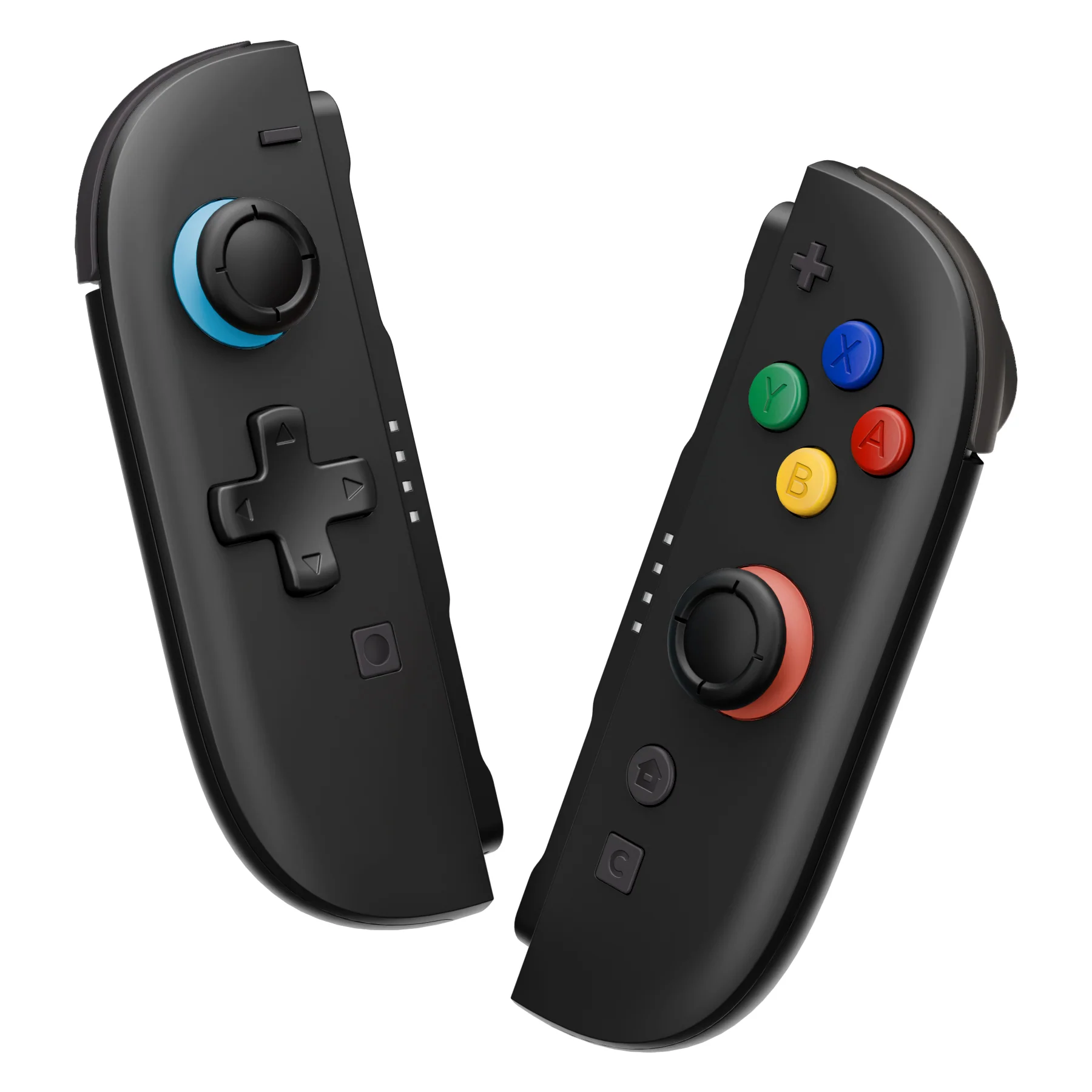 eXtremeRate D-Pad Version Replacement Full Set Shell Case with Buttons for Joycon 2 of Nintendo Switch 2 - Deluxe Version - Black - Image 5