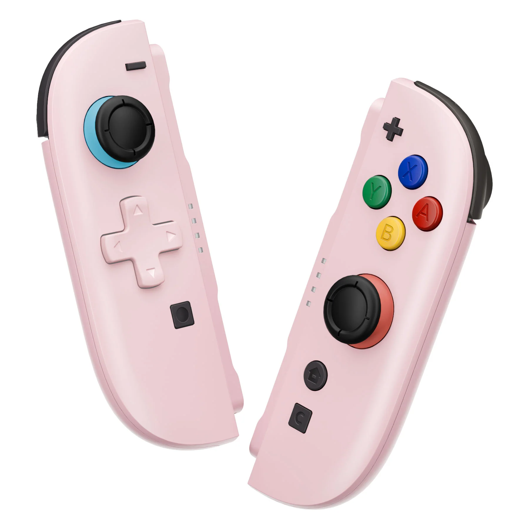 eXtremeRate D-Pad Version Replacement Full Set Shell Case with Buttons for Joycon 2 of Nintendo Switch 2 - Deluxe Version - Cherry Blossoms Pink - Image 5