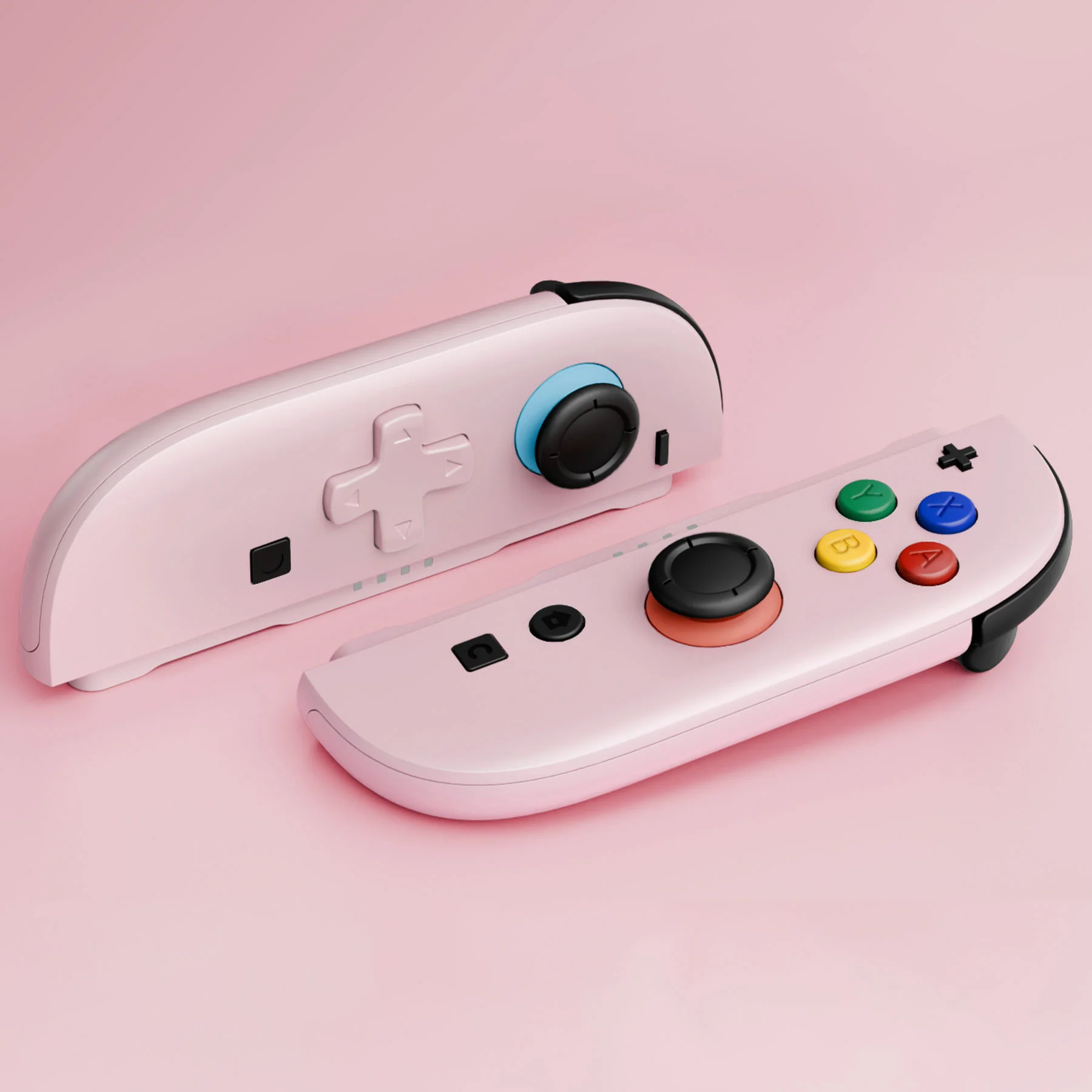 eXtremeRate D-Pad Version Replacement Full Set Shell Case with Buttons for Joycon 2 of Nintendo Switch 2 - Deluxe Version - Cherry Blossoms Pink - Image 9