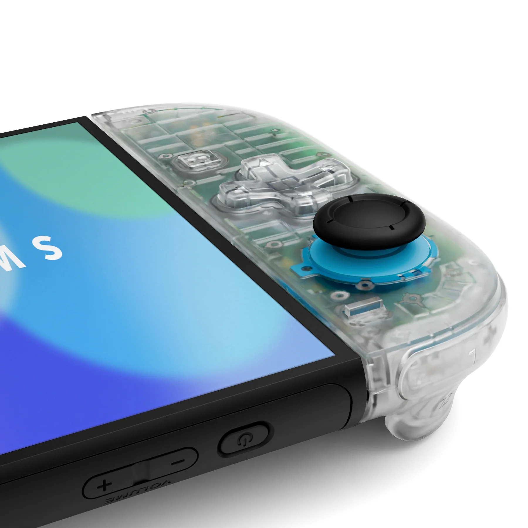eXtremeRate D-Pad Version Replacement Full Set Shell Case with Buttons for Joycon 2 of Nintendo Switch 2 - Deluxe Version - Clear - Image 7
