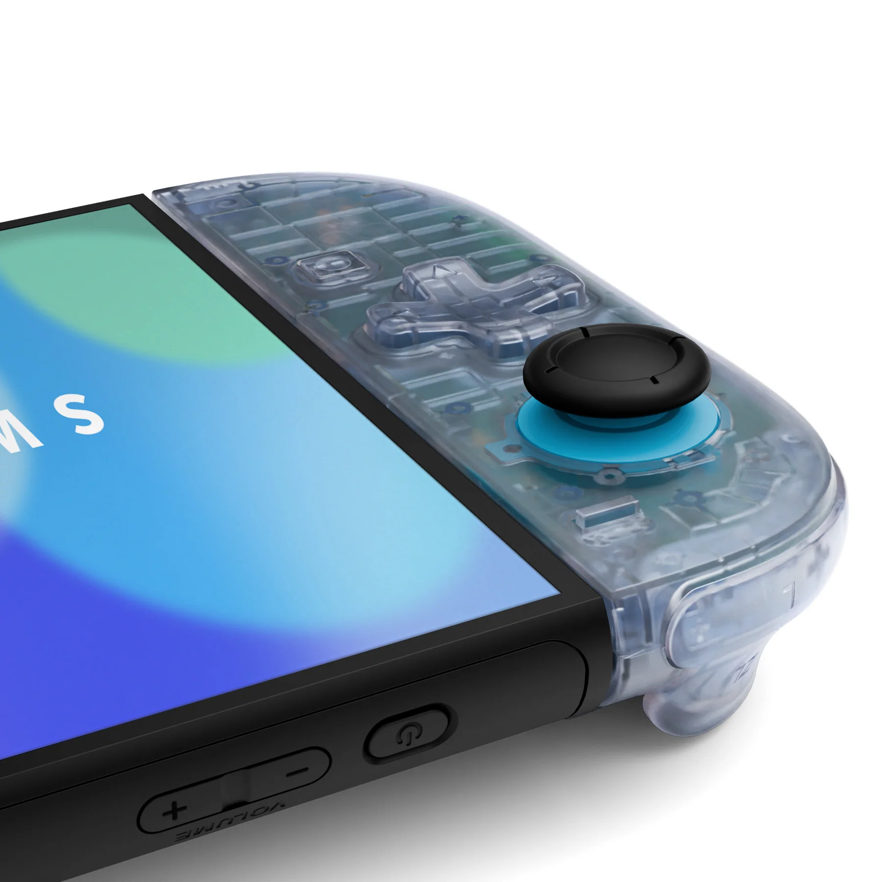 eXtremeRate D-Pad Version Replacement Full Set Shell Case with Buttons for Joycon 2 of Nintendo Switch 2 - Deluxe Version - Clear Glacier Blue - Image 7