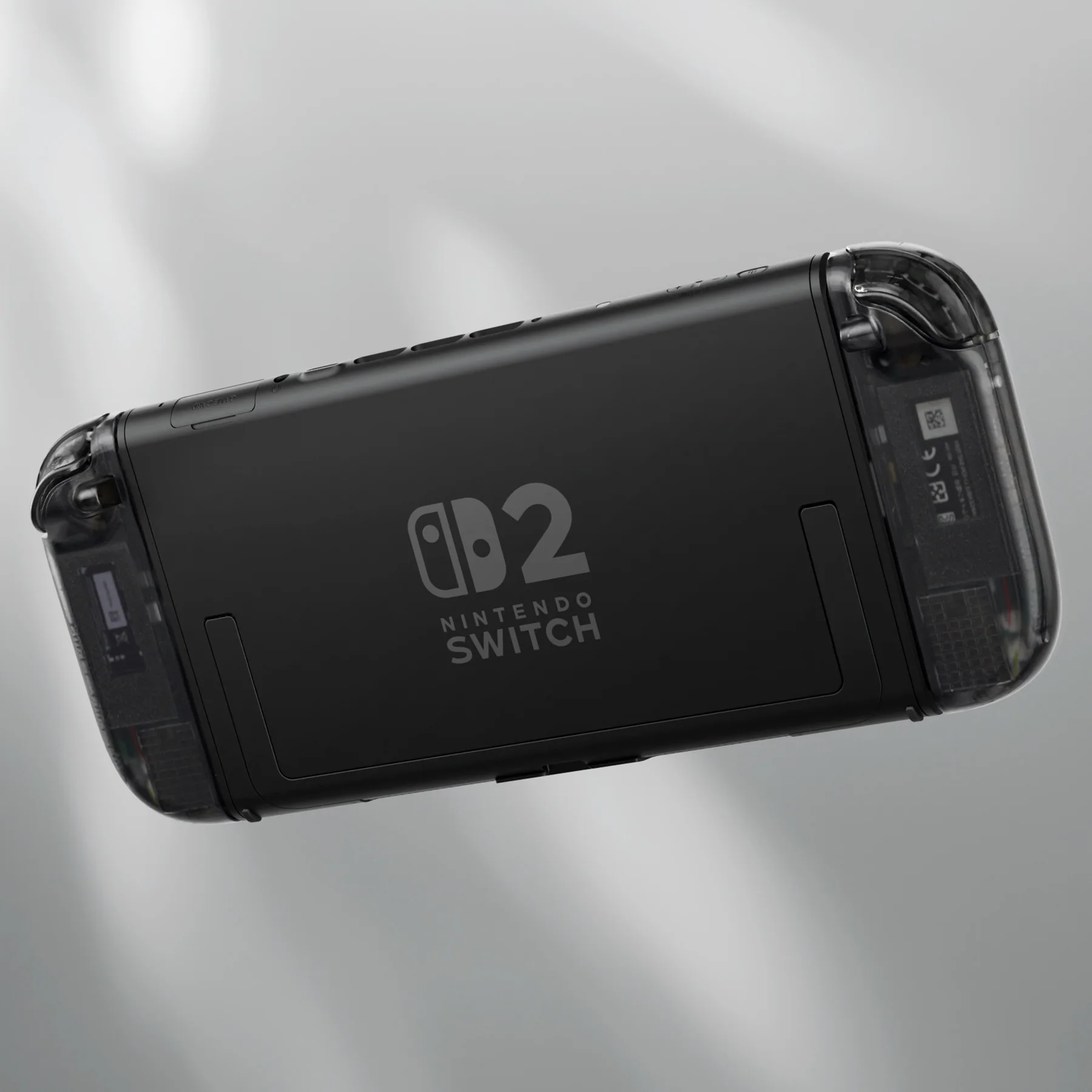 eXtremeRate D-Pad Version Replacement Full Set Shell Case with Buttons for Joycon 2 of Nintendo Switch 2 - Deluxe Version - Clear Slate Black - Image 11