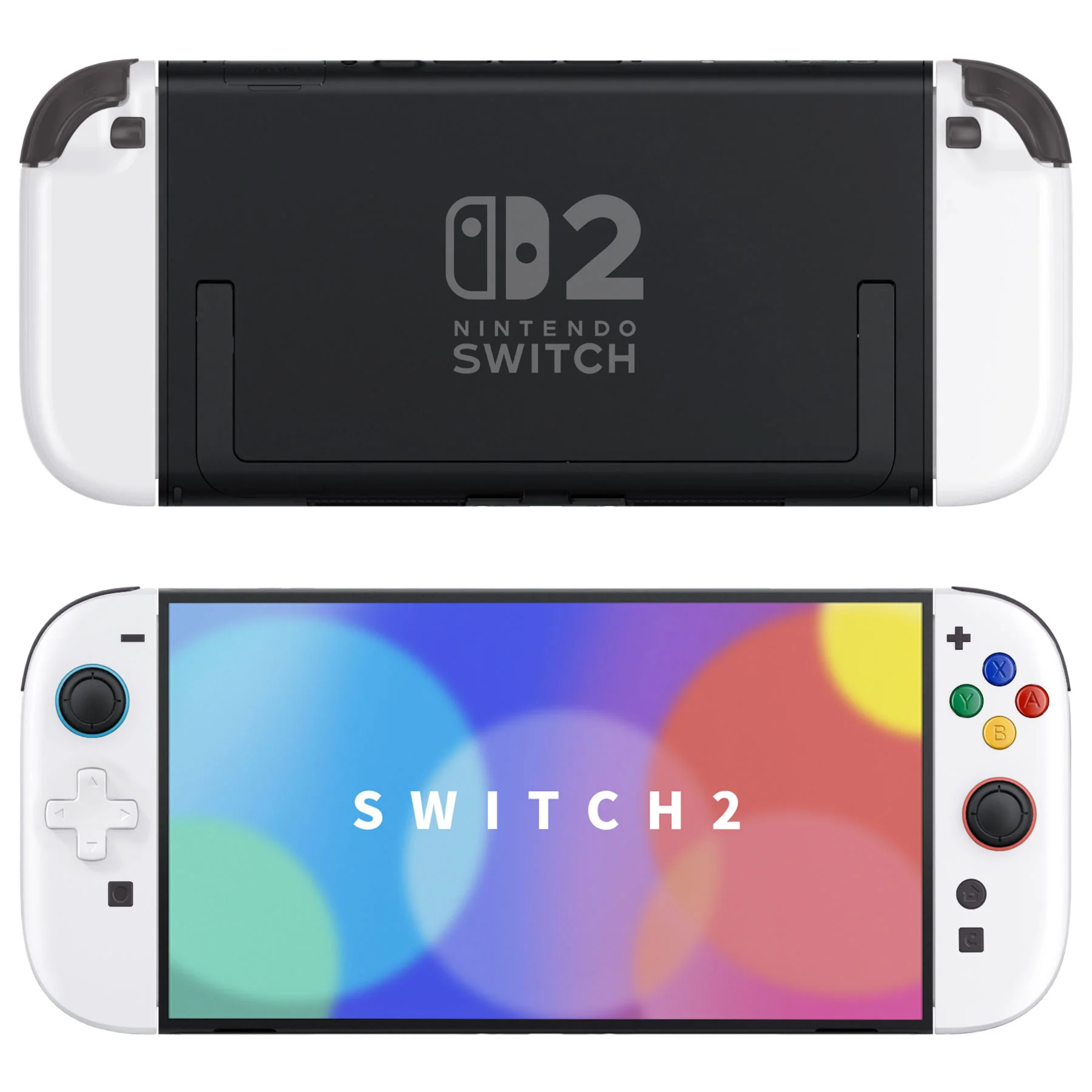 eXtremeRate D-Pad Version Replacement Full Set Shell Case with Buttons for Joycon 2 of Nintendo Switch 2 - Deluxe Version - White - Image 4