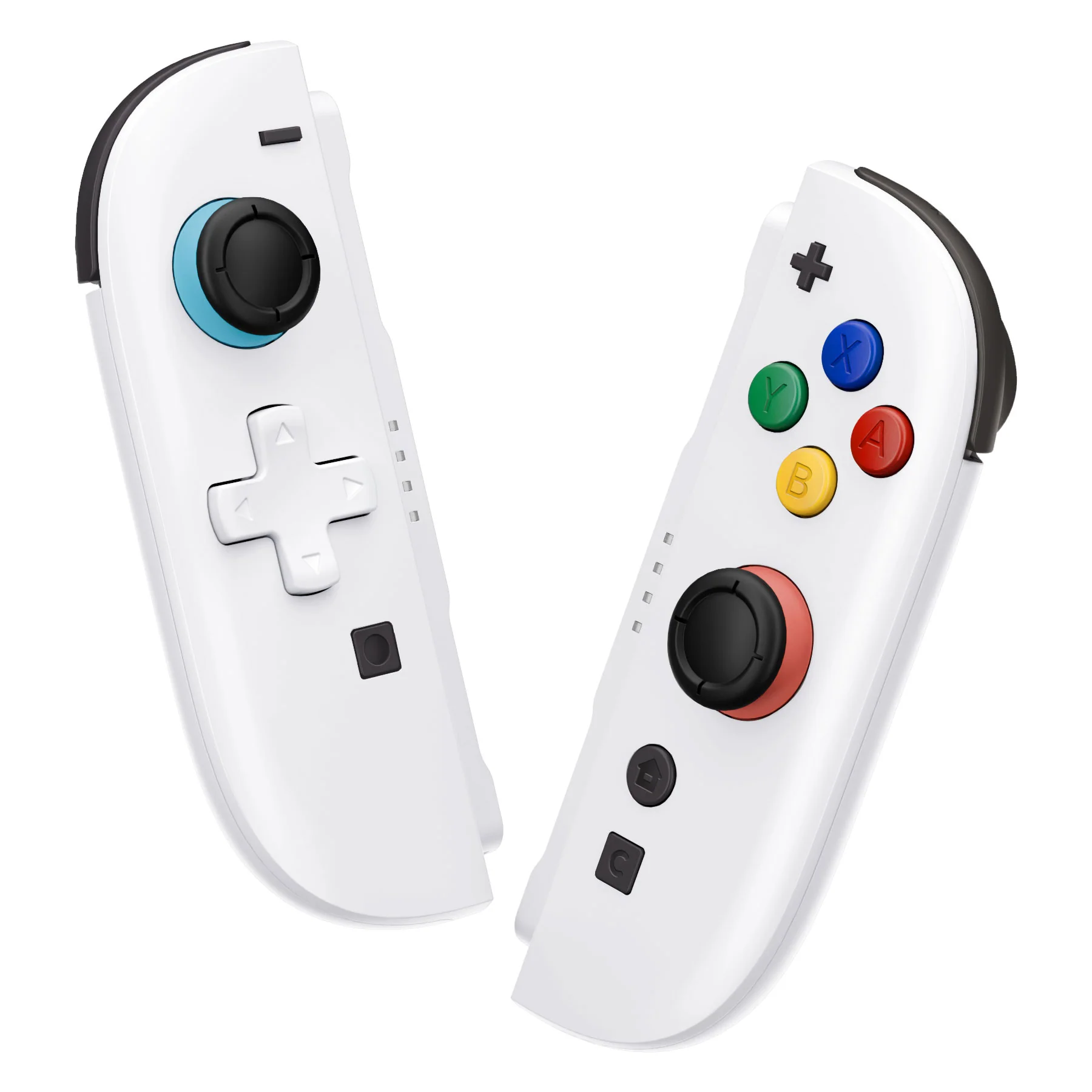 eXtremeRate D-Pad Version Replacement Full Set Shell Case with Buttons for Joycon 2 of Nintendo Switch 2 - Deluxe Version - White - Image 5