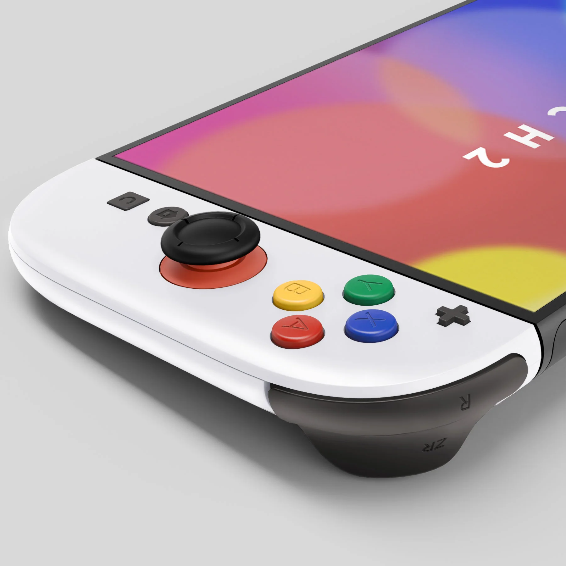 eXtremeRate D-Pad Version Replacement Full Set Shell Case with Buttons for Joycon 2 of Nintendo Switch 2 - Deluxe Version - White - Image 8