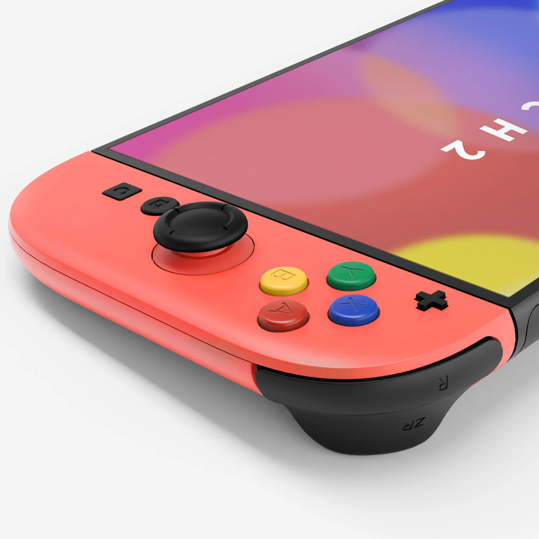 eXtremeRate D-Pad Version Replacement Full Set Shell Case with Buttons for Joycon 2 of Nintendo Switch 2 - Essence Version - Blue & Orange - Image 8