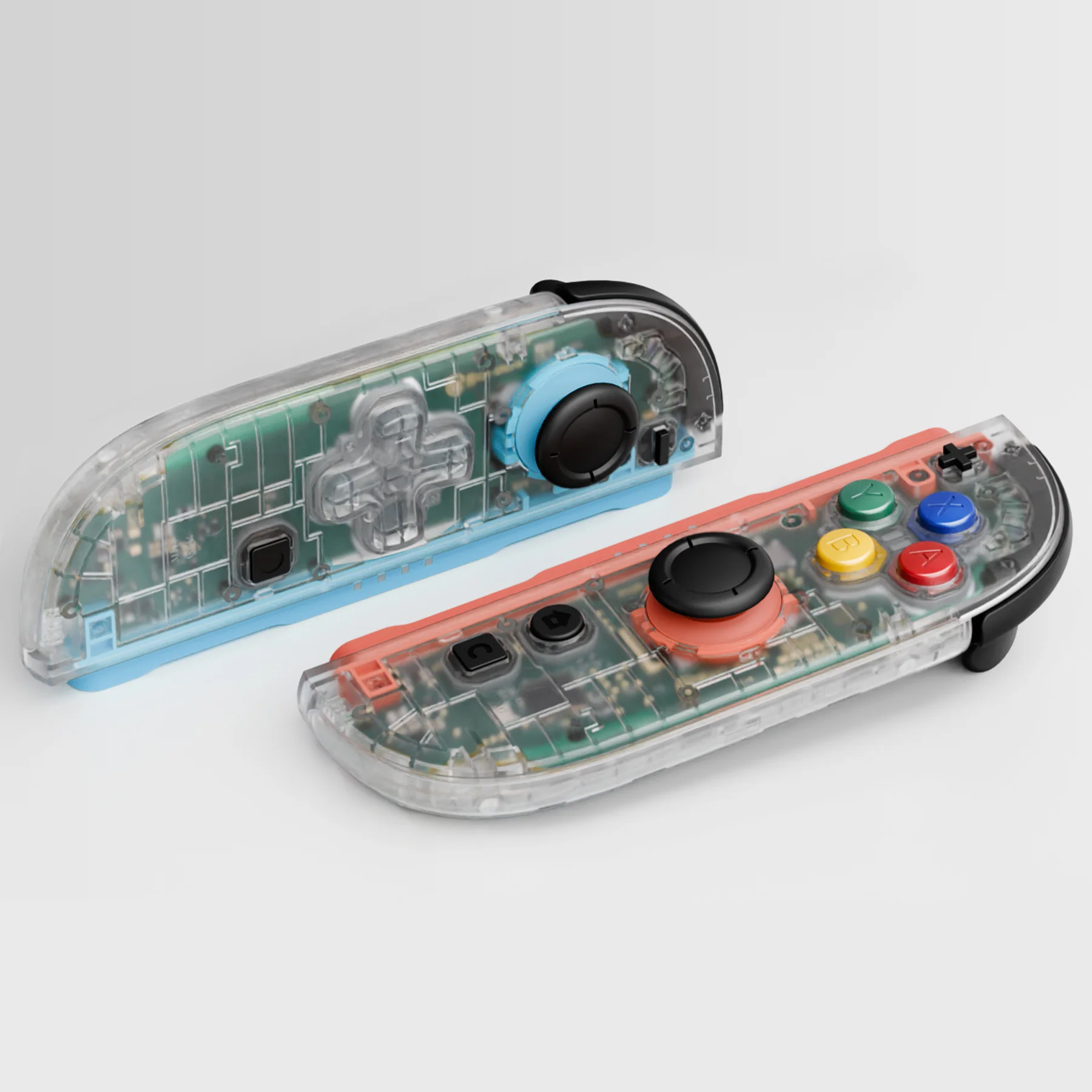 eXtremeRate D-Pad Version Replacement Full Set Shell Case with Buttons for Joycon 2 of Nintendo Switch 2 - Essence Version - Clear - Image 9