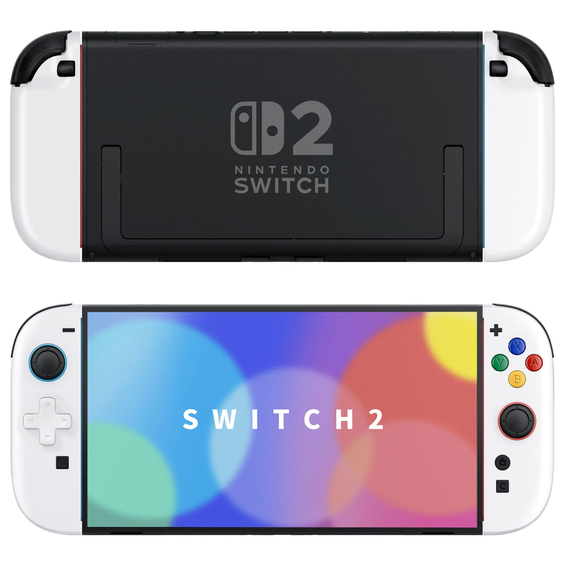 eXtremeRate D-Pad Version Replacement Full Set Shell Case with Buttons for Joycon 2 of Nintendo Switch 2 - Essence Version - White - Image 4