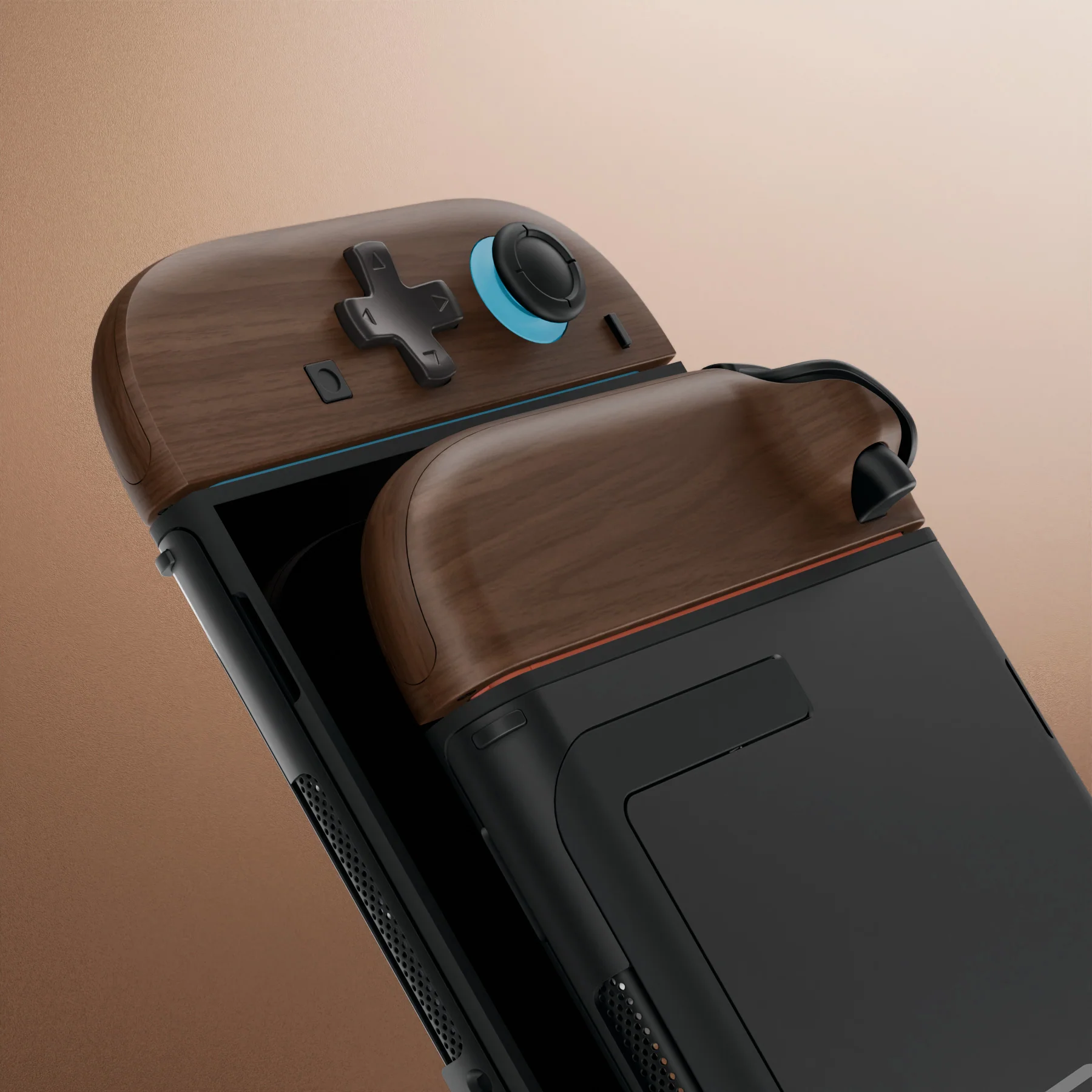 eXtremeRate D-Pad Version Replacement Full Set Shell Case with Buttons for Joycon 2 of Nintendo Switch 2 - Essence Version - Wood Grain - Image 10