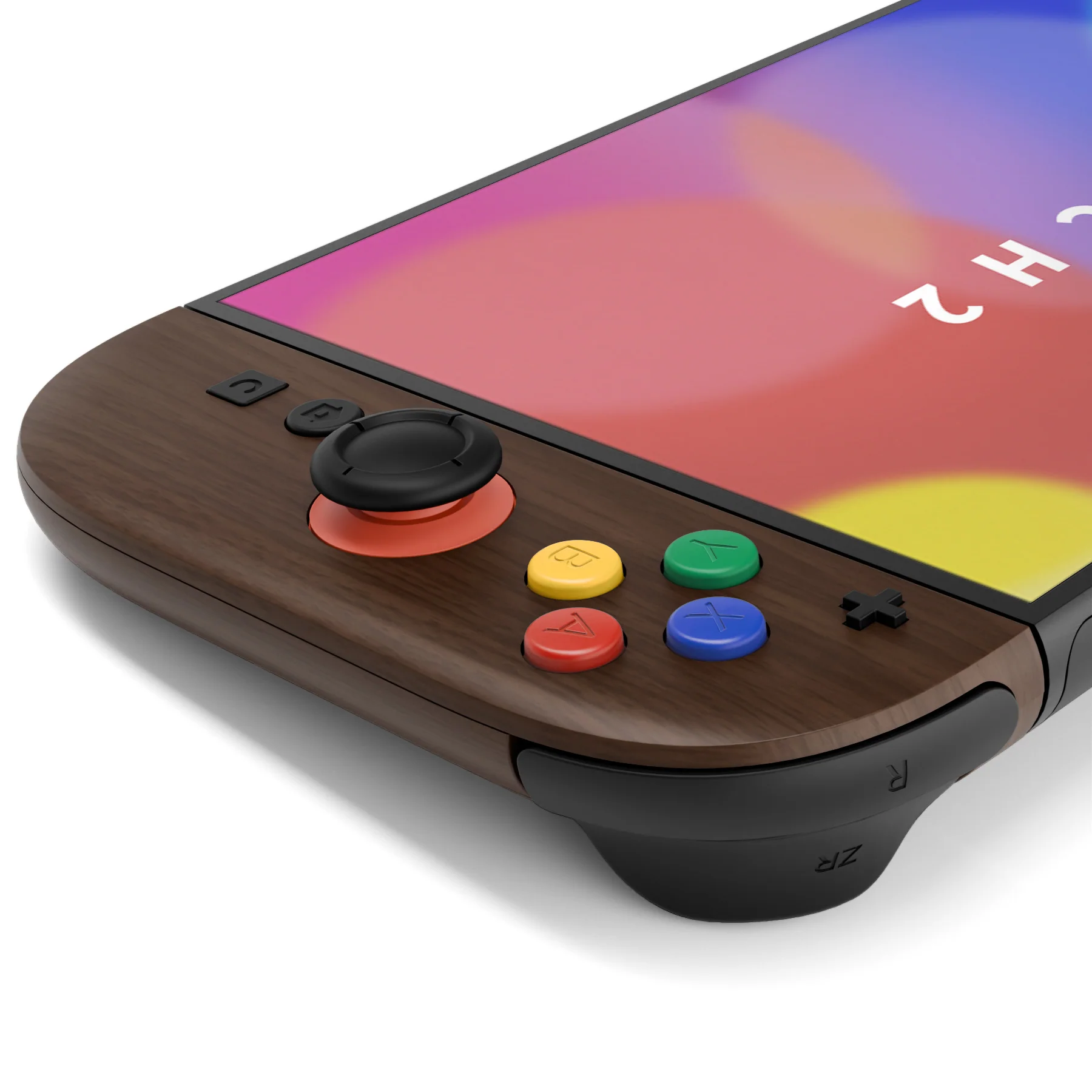 eXtremeRate D-Pad Version Replacement Full Set Shell Case with Buttons for Joycon 2 of Nintendo Switch 2 - Essence Version - Wood Grain - Image 8