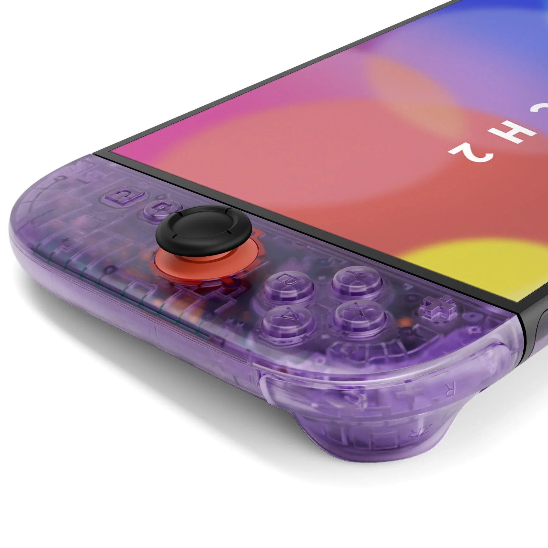 eXtremeRate D-Pad Version Replacement Full Set Shells with Buttons for Nintendo Switch 2 - Deluxe Version - Clear Atomic Purple - Image 11