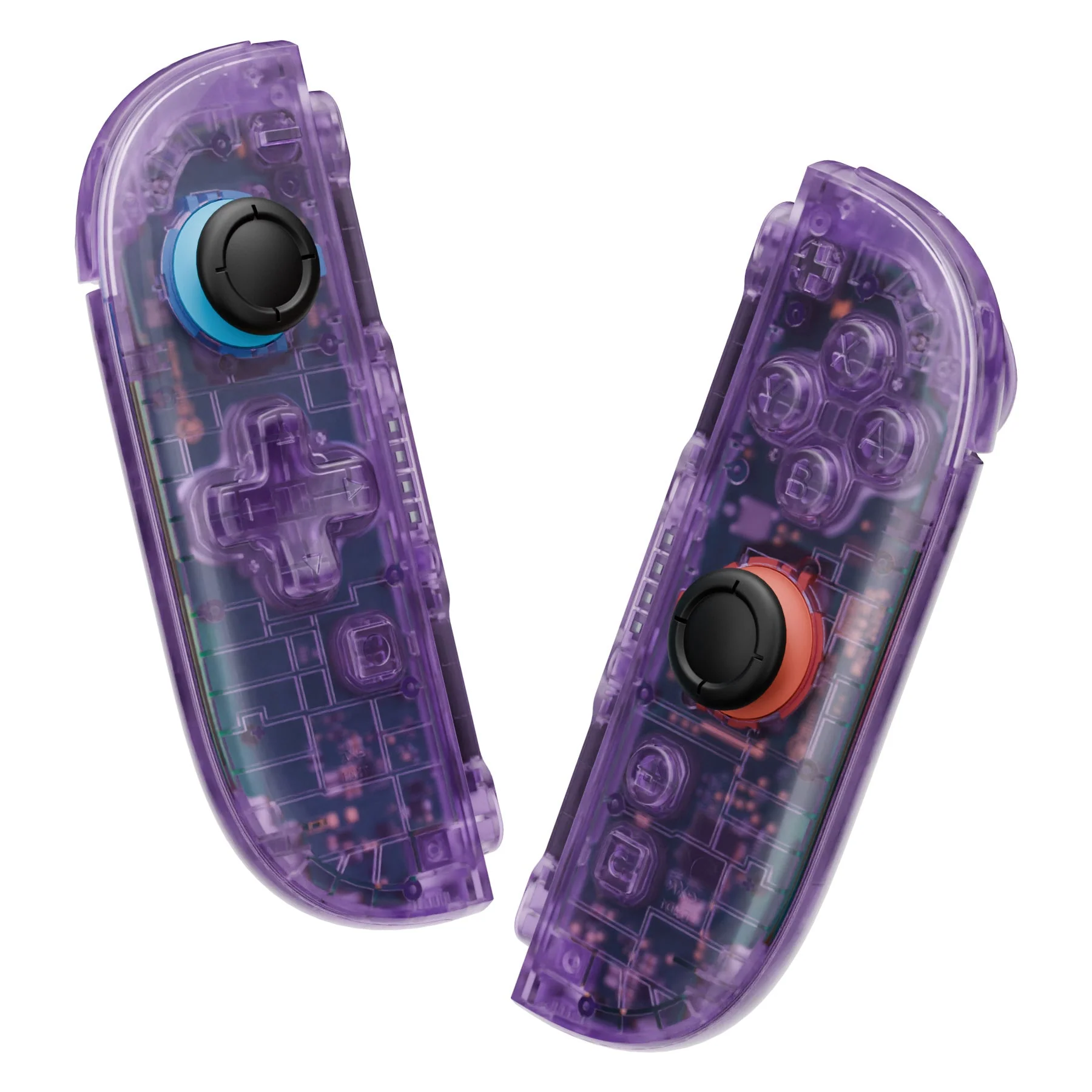 eXtremeRate D-Pad Version Replacement Full Set Shells with Buttons for Nintendo Switch 2 - Deluxe Version - Clear Atomic Purple - Image 8