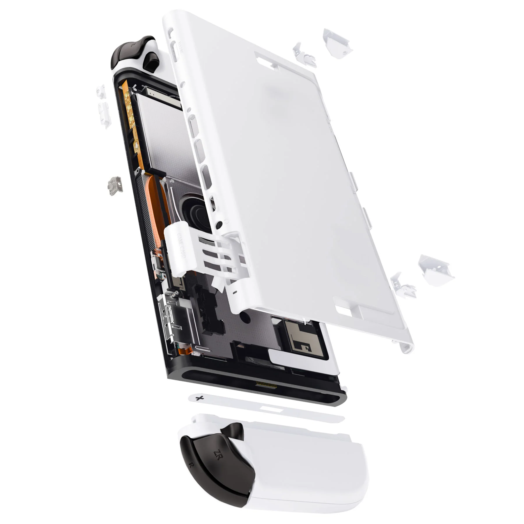 eXtremeRate D-Pad Version Replacement Full Set Shells with Buttons for Nintendo Switch 2 - Deluxe Version - White - Image 11