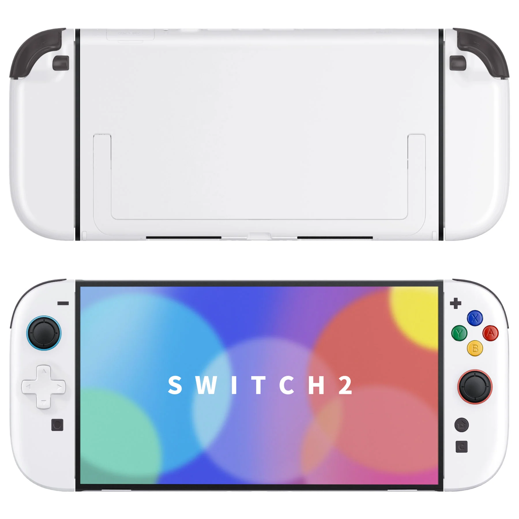 eXtremeRate D-Pad Version Replacement Full Set Shells with Buttons for Nintendo Switch 2 - Deluxe Version - White - Image 3