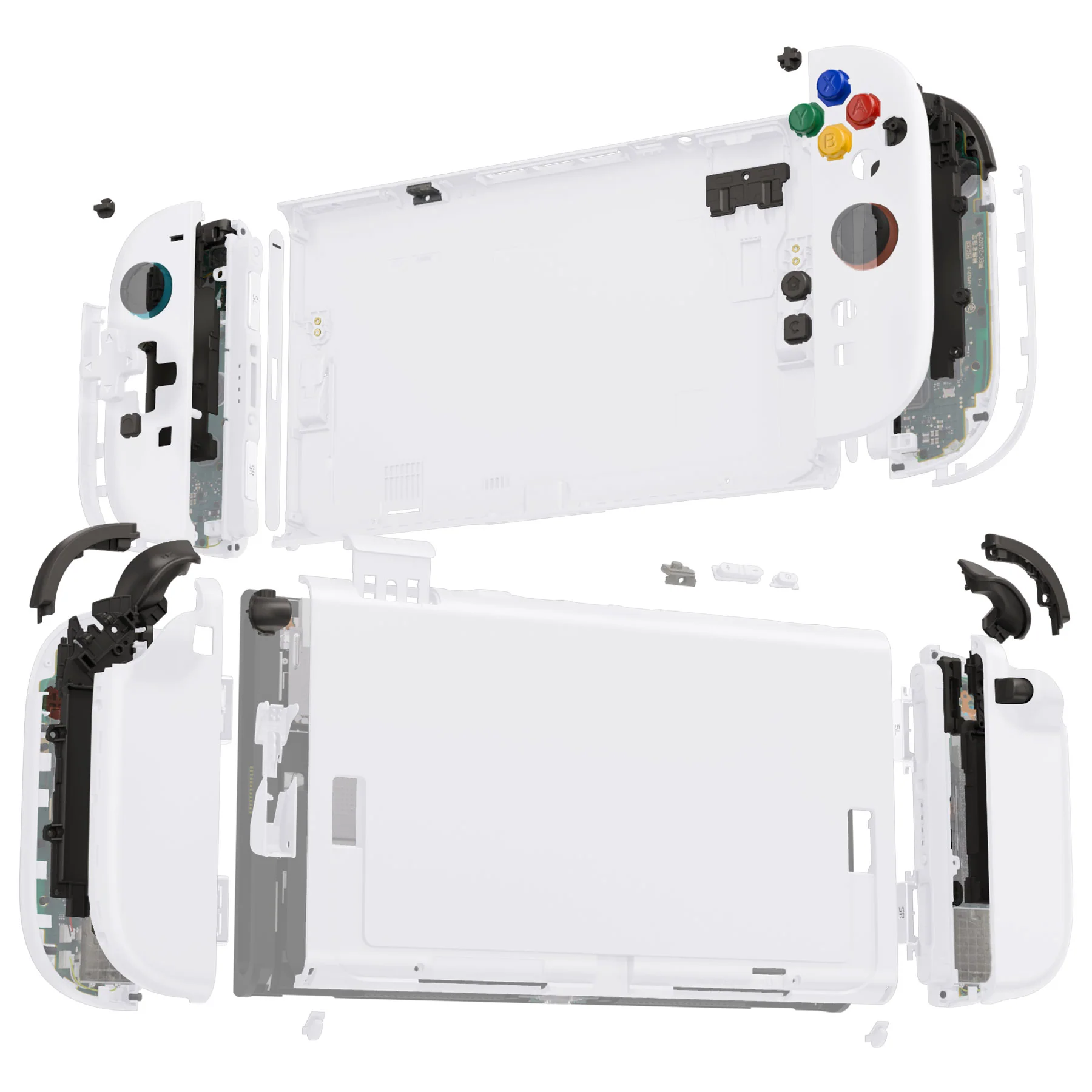 eXtremeRate D-Pad Version Replacement Full Set Shells with Buttons for Nintendo Switch 2 - Deluxe Version - White - Image 6