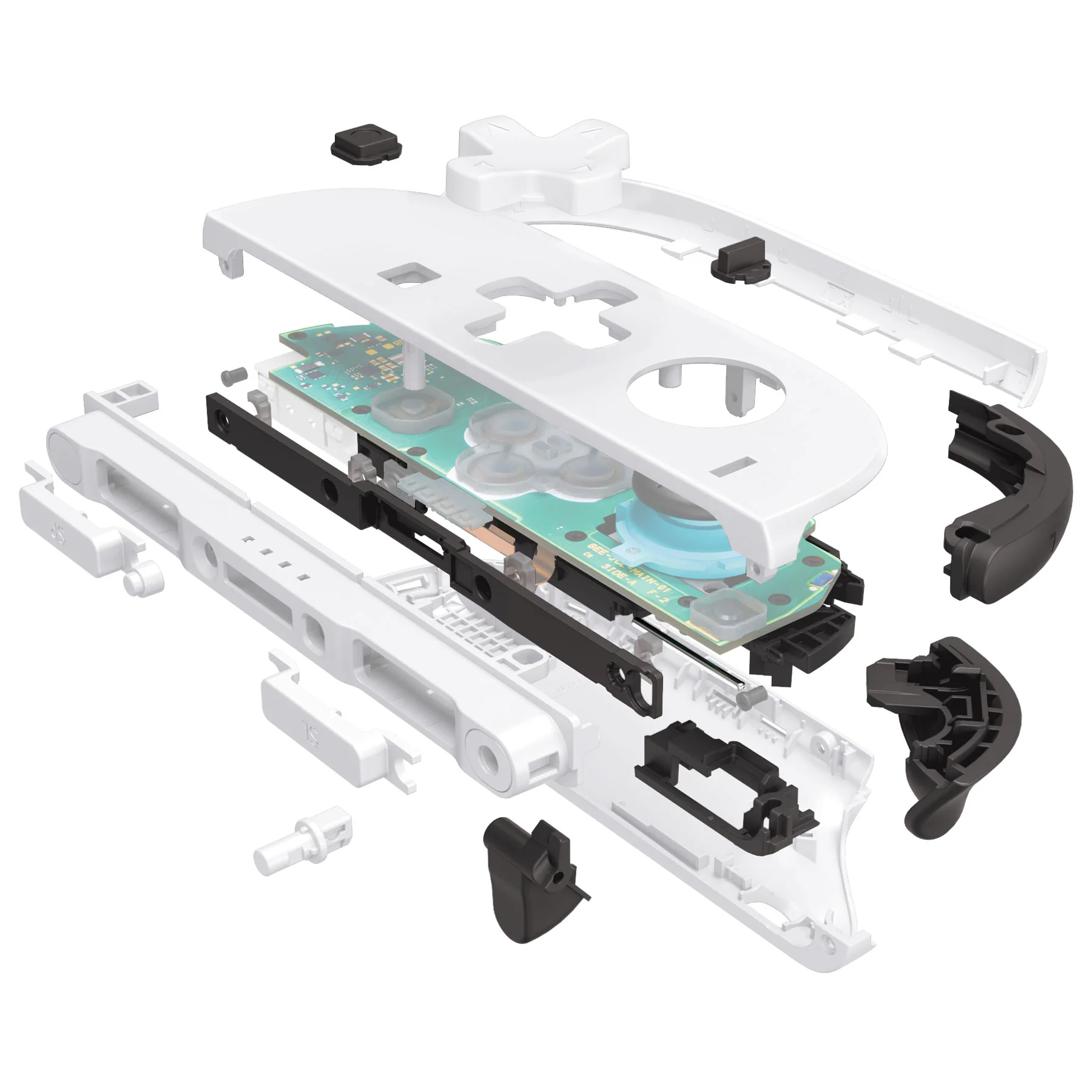 eXtremeRate D-Pad Version Replacement Full Set Shells with Buttons for Nintendo Switch 2 - Deluxe Version - White - Image 8