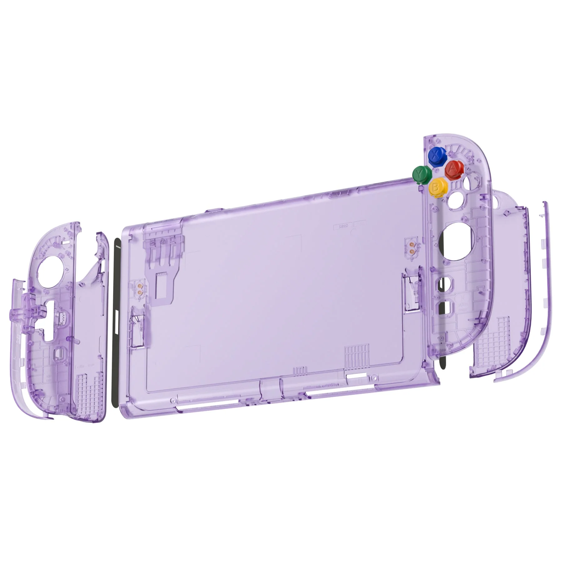 eXtremeRate D-Pad Version Replacement Full Set Shells with Buttons for Nintendo Switch 2 - Essence Version - Clear Atomic Purple - Image 6