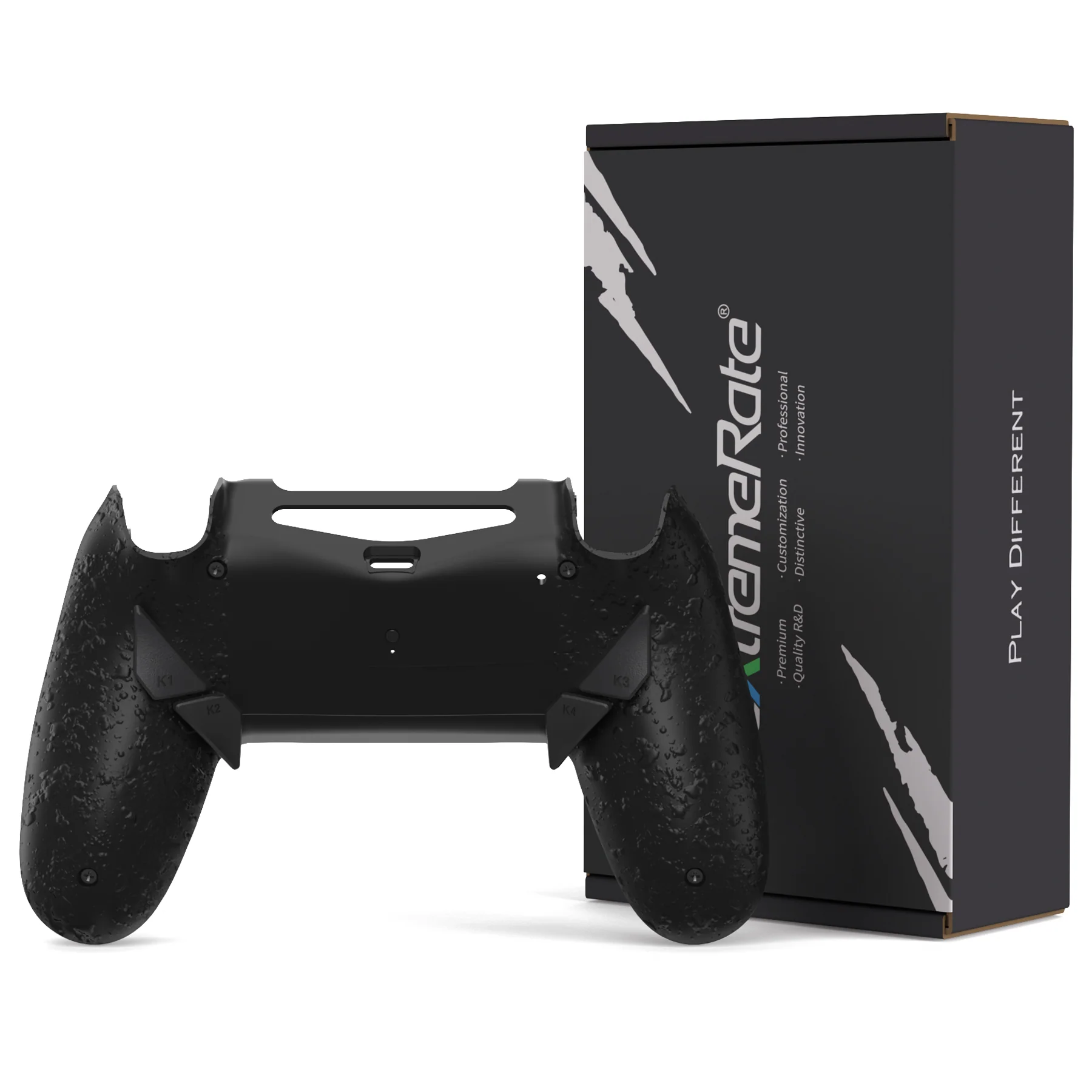 eXtremeRate Dawn Type-C Version Remap Kit for PS4 Slim Pro Controller JDM-040/050/055 - Textured Black - Image 10