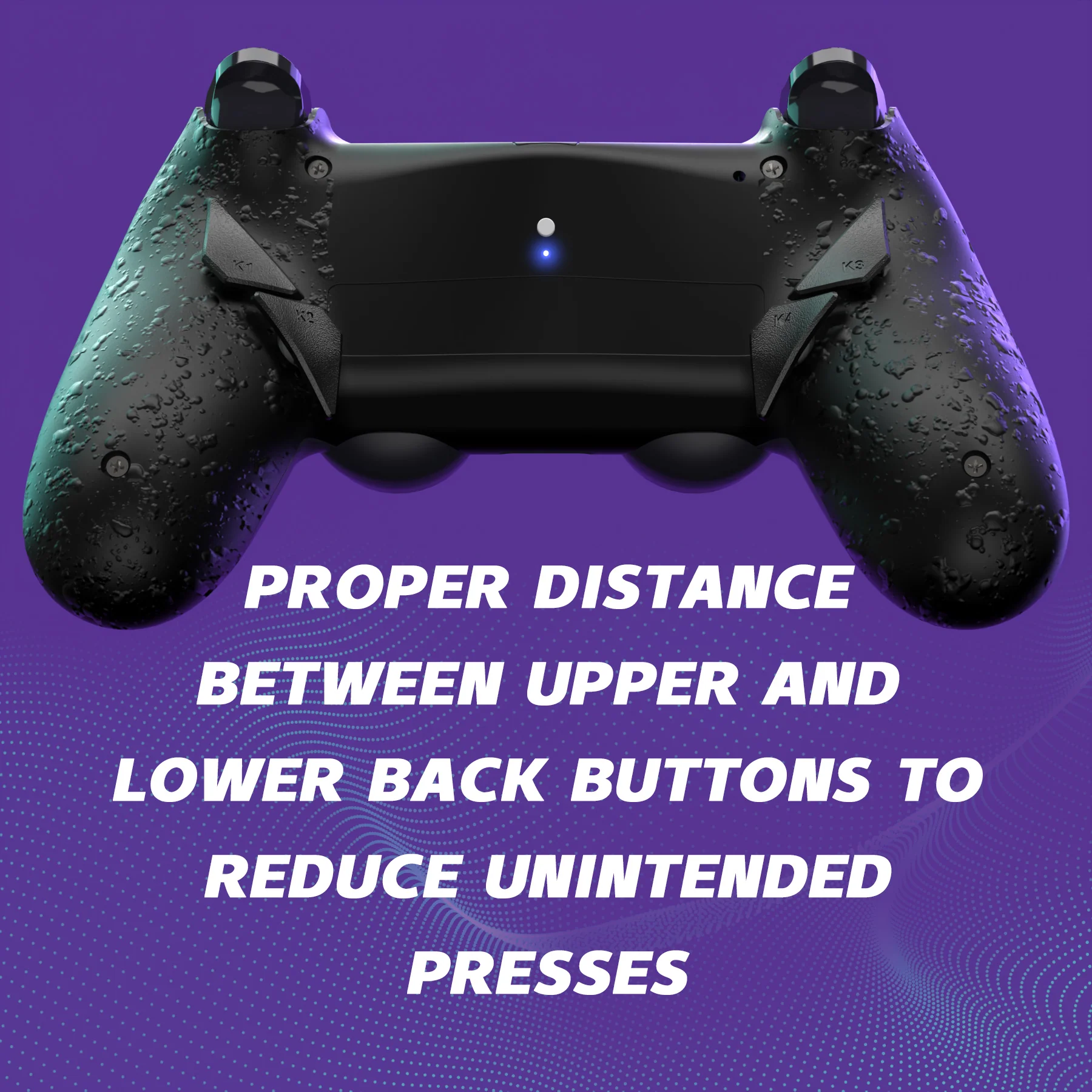 eXtremeRate Dawn Type-C Version Remap Kit for PS4 Slim Pro Controller JDM-040/050/055 - Textured Black - Image 9