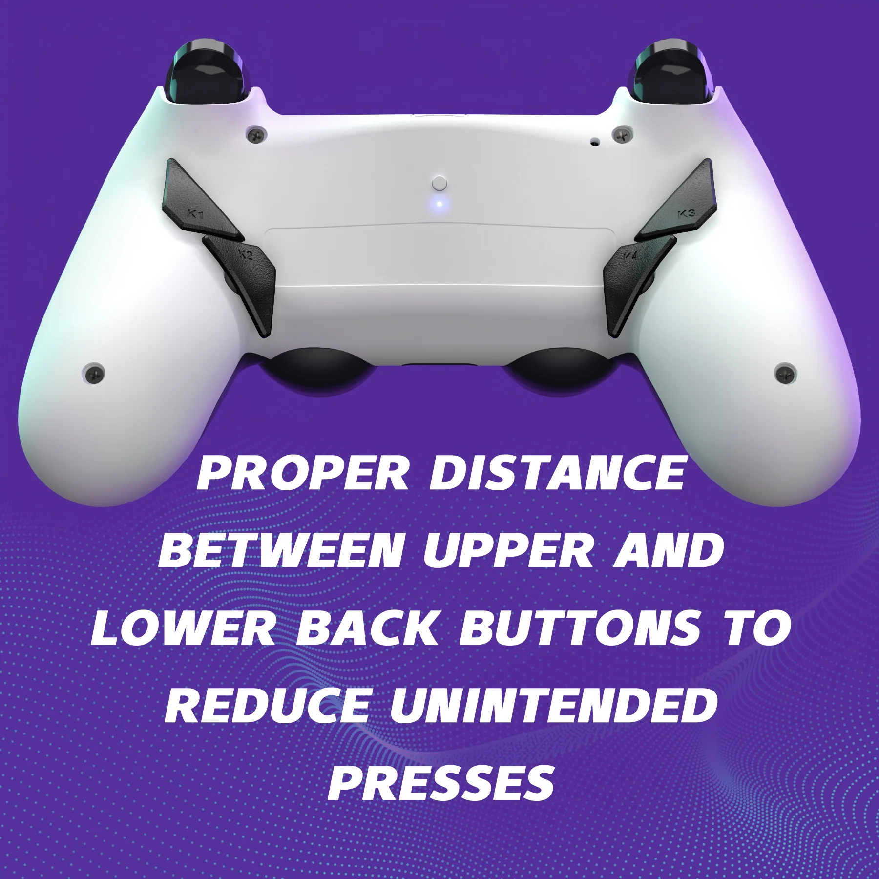 eXtremeRate Dawn Type-C Version Remap Kit for PS4 Slim Pro Controller JDM-040/050/055 - White - Image 9
