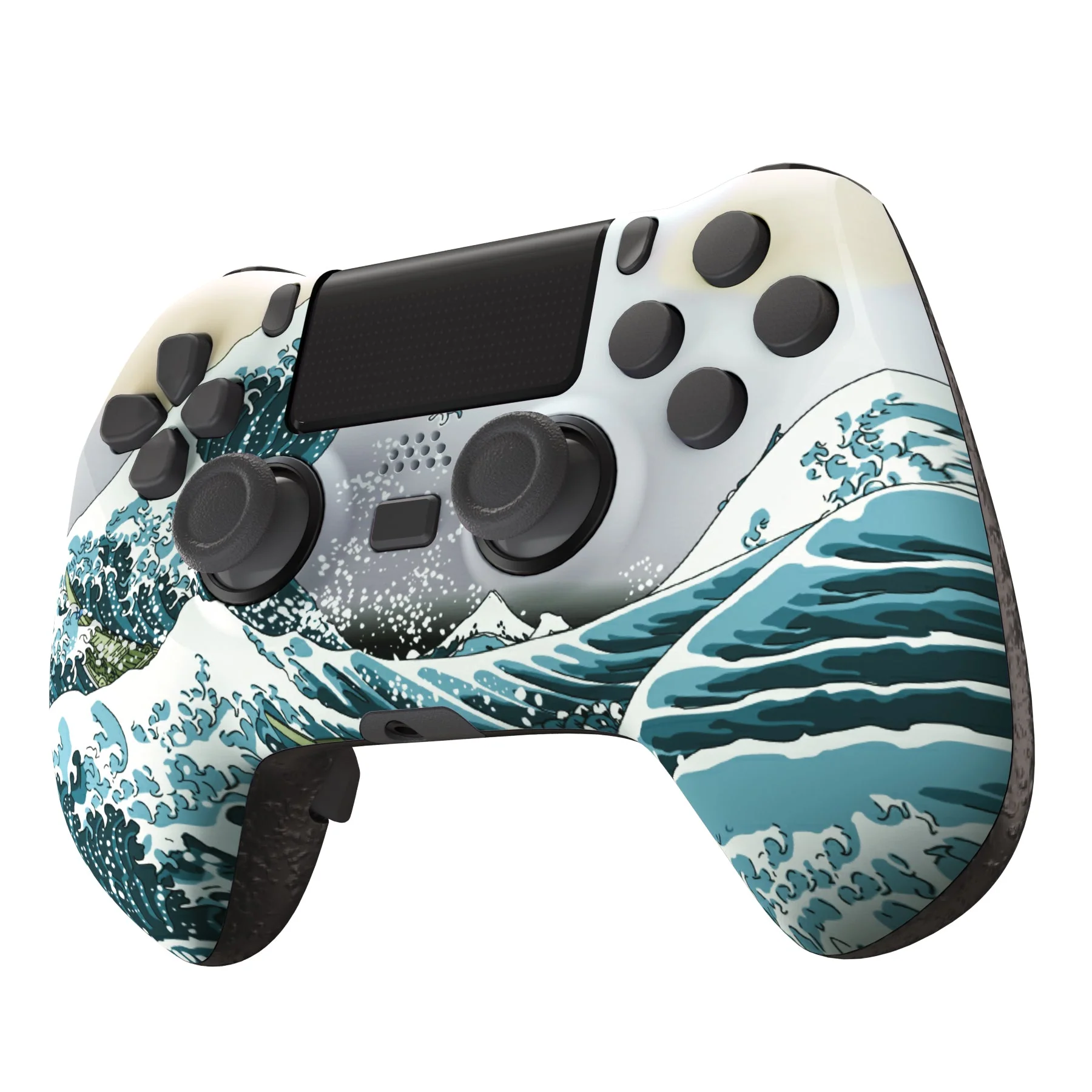 eXtremeRate DECADE Tournament Controller (DTC) Upgrade Kit for PS4 Controller JDM-040/050/055 - The Great Wave - Image 7