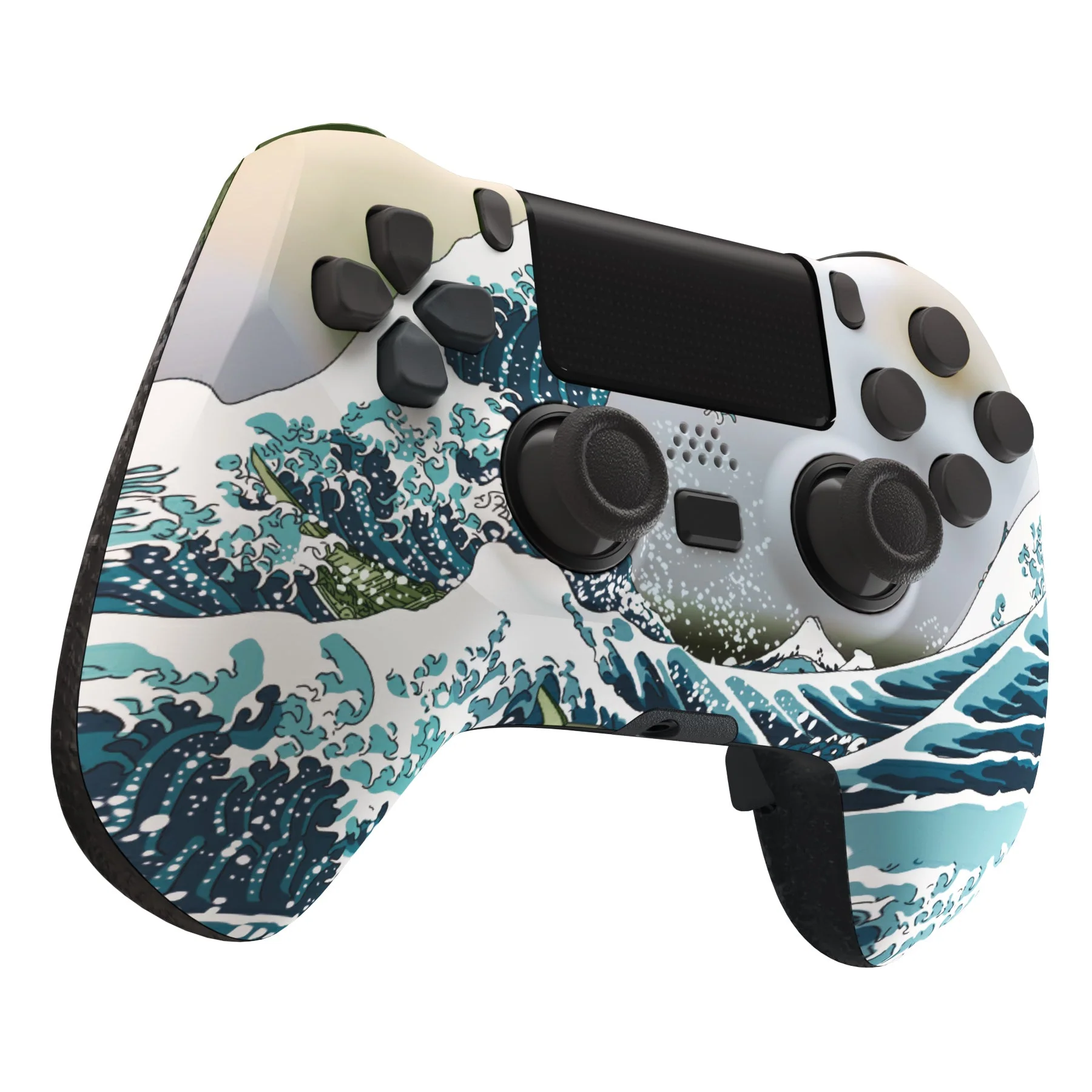 eXtremeRate DECADE Tournament Controller (DTC) Upgrade Kit for PS4 Controller JDM-040/050/055 - The Great Wave - Image 8