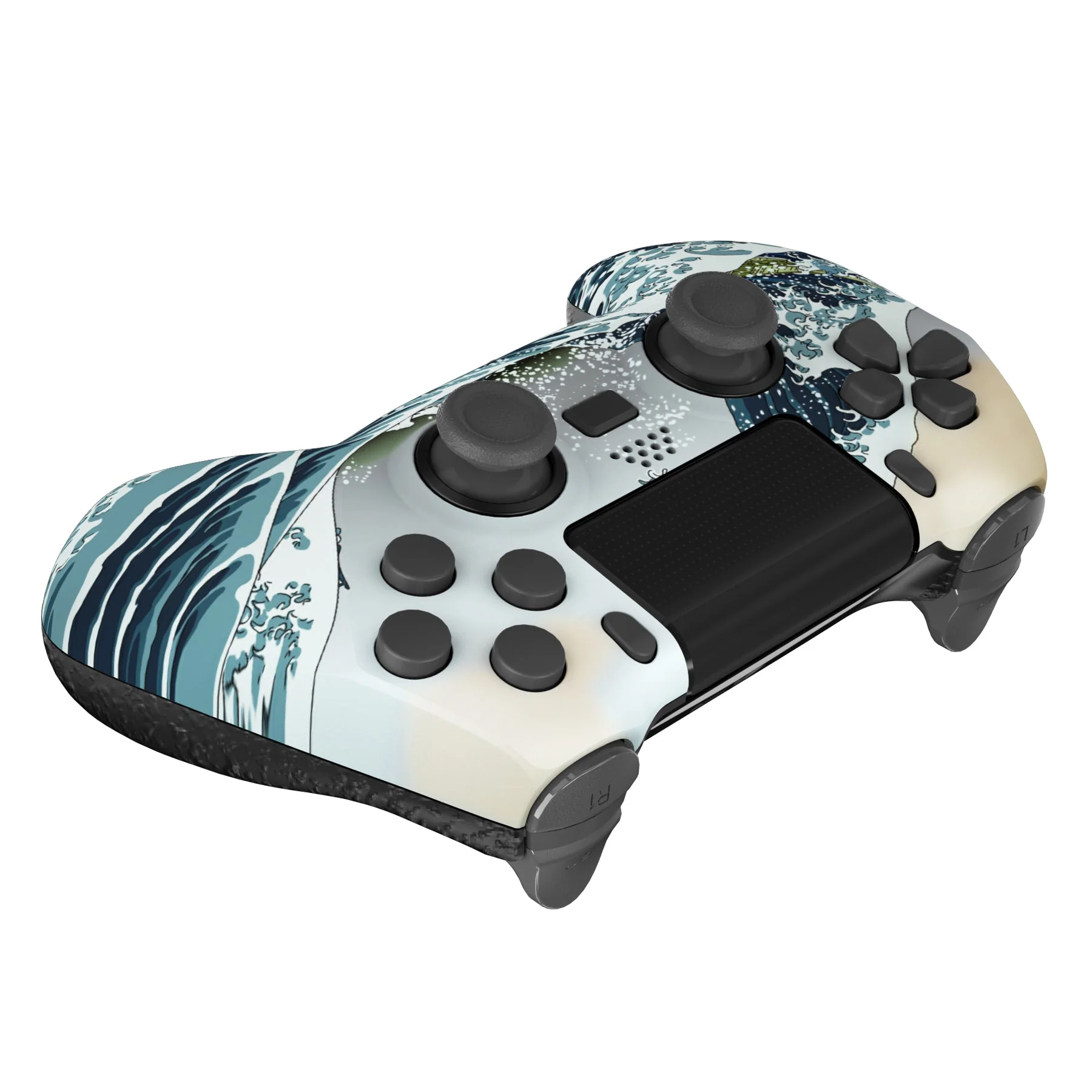 eXtremeRate DECADE Tournament Controller (DTC) Upgrade Kit for PS4 Controller JDM-040/050/055 - The Great Wave - Image 9