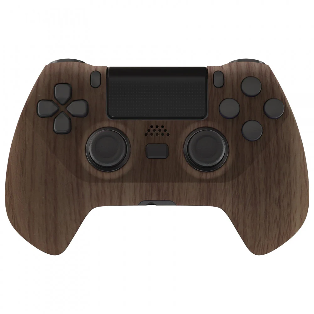 eXtremeRate DECADE Tournament Controller (DTC) Upgrade Kit for PS4 Controller JDM-040/050/055 - Wood Grain - Image 5