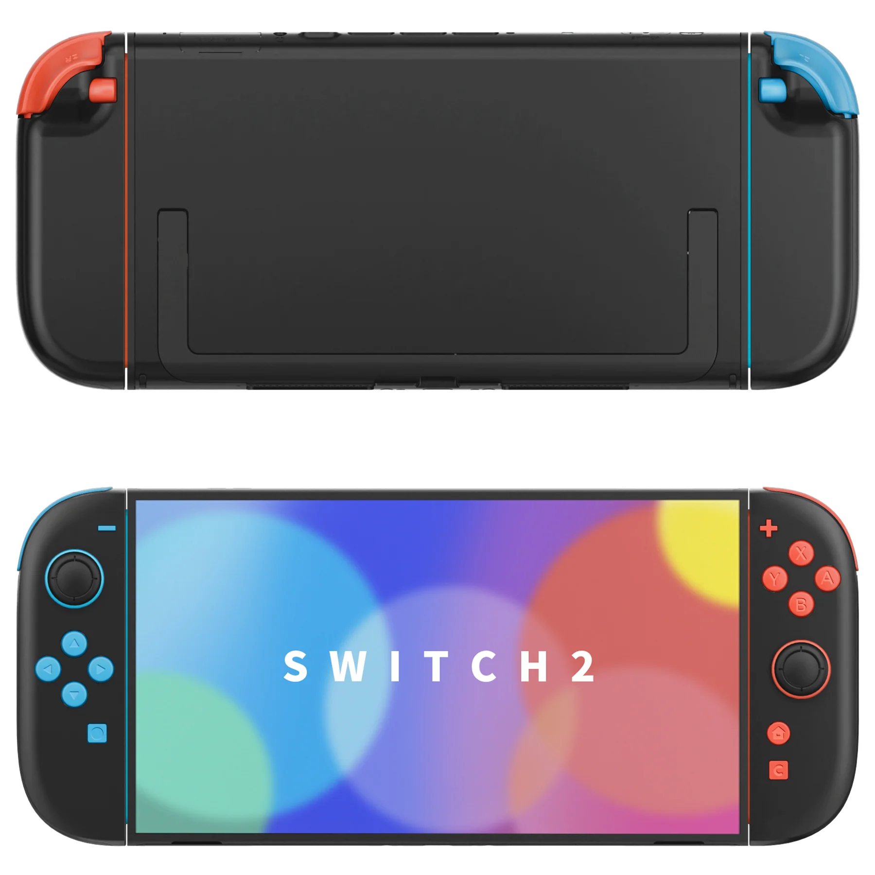 eXtremeRate DIY Replacement Full Set Buttons for Nintendo Switch 2 - Blue & Orange - Image 4