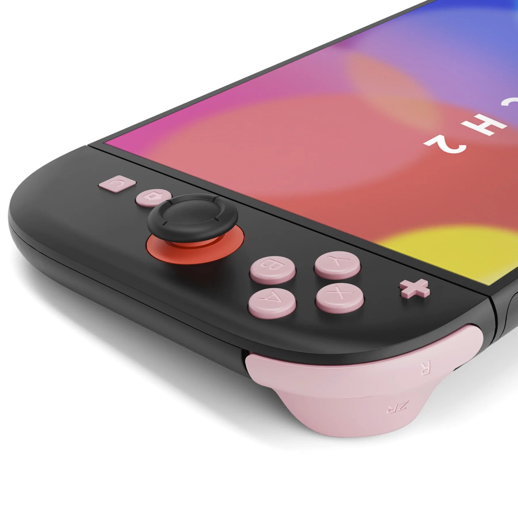 eXtremeRate DIY Replacement Full Set Buttons for Nintendo Switch 2 - Cherry Blossoms Pink - Image 6
