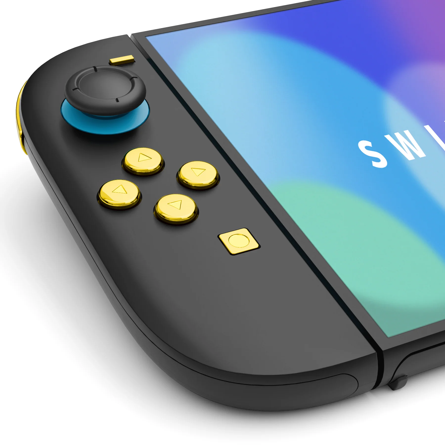 eXtremeRate DIY Replacement Full Set Buttons for Nintendo Switch 2 - Chrome Gold - Image 7