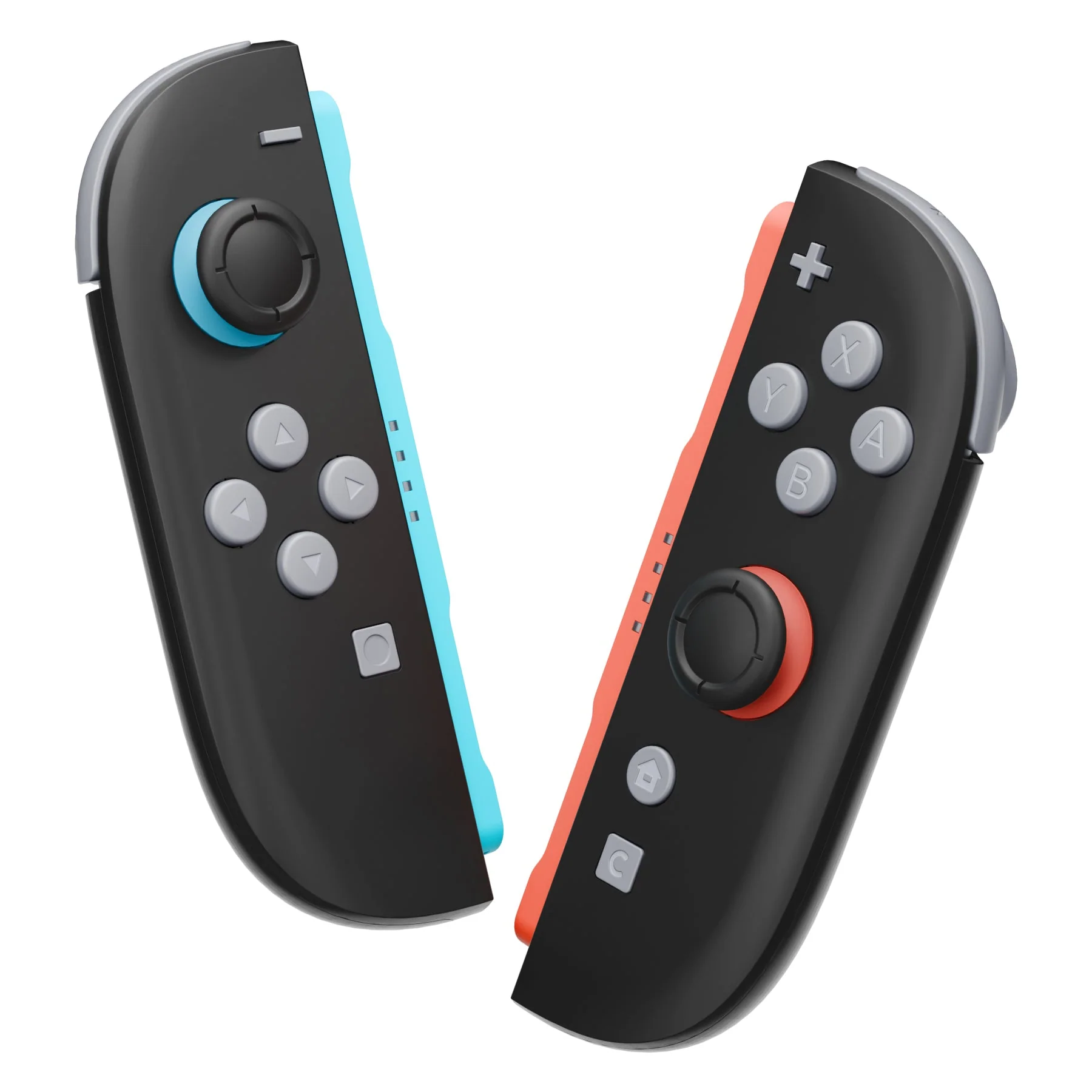 eXtremeRate DIY Replacement Full Set Buttons for Nintendo Switch 2 - New Hope Gray - Image 5