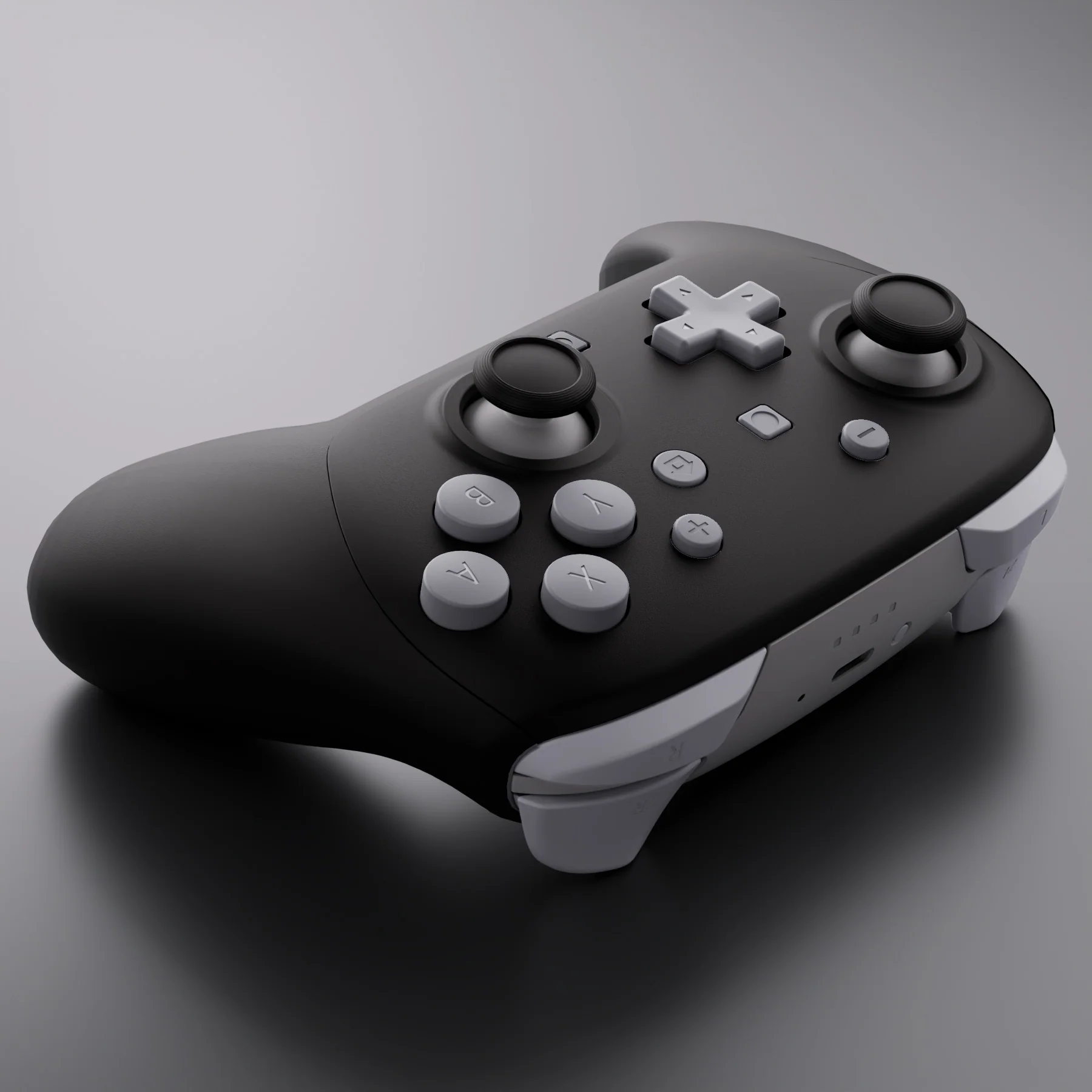 eXtremeRate DIY Replacement Full Set Buttons for Nintendo Switch 2 Pro Controller - New Hope Gray - Image 8