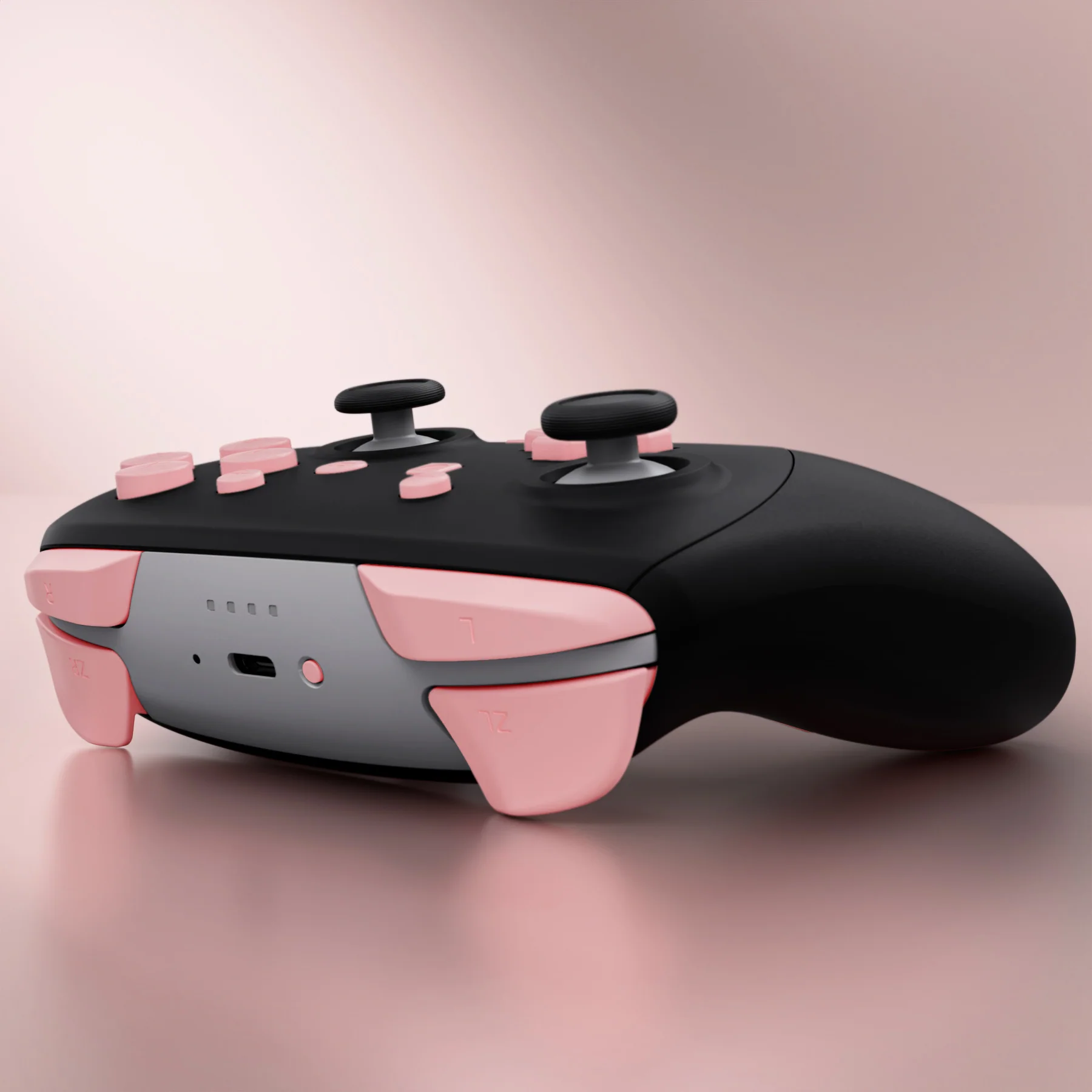 eXtremeRate DIY Replacement Full Set Buttons for Nintendo Switch 2 Pro Controller - Puffy Pink - Image 9