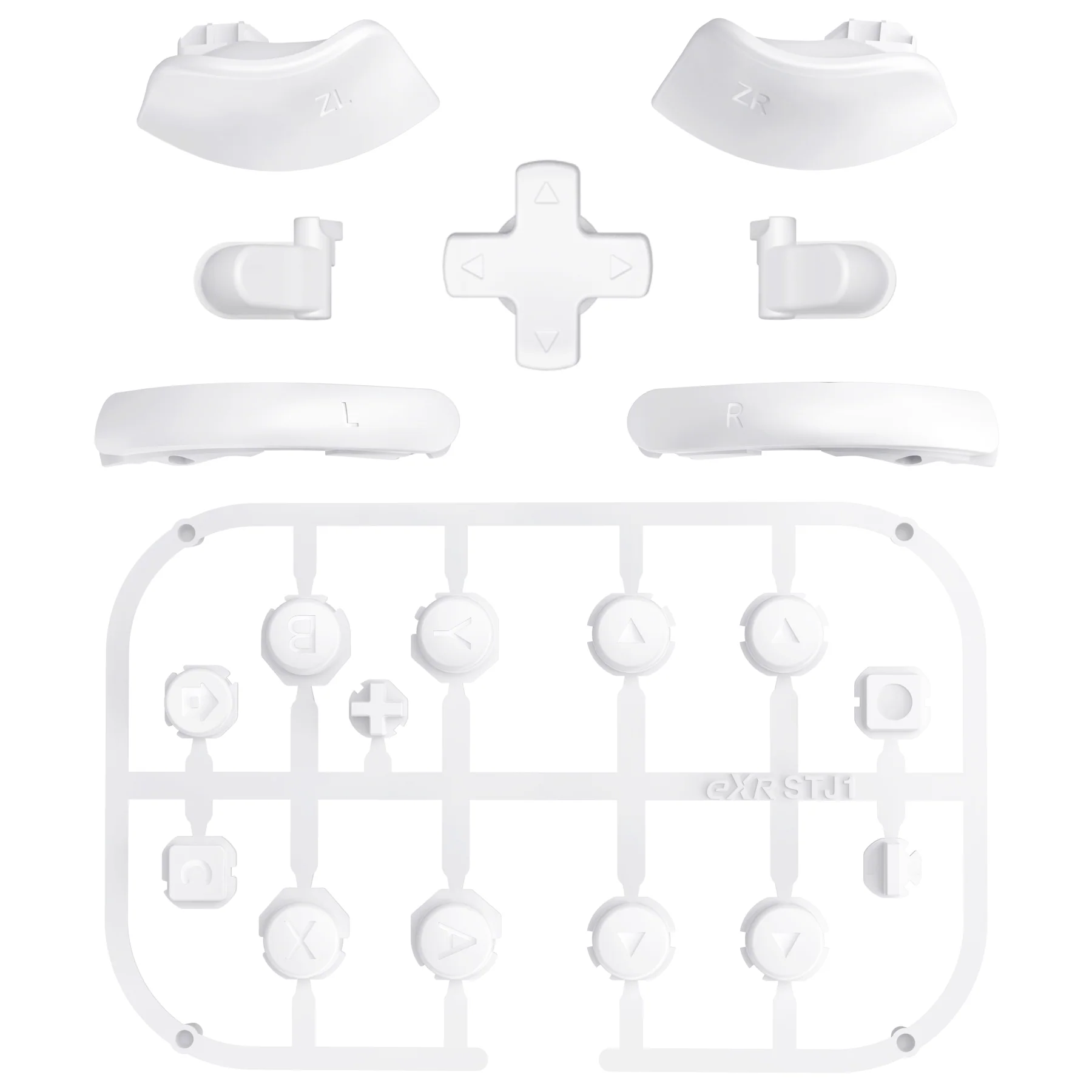 eXtremeRate DIY Replacement Full Set Buttons for Nintendo Switch 2 - White - Image 8