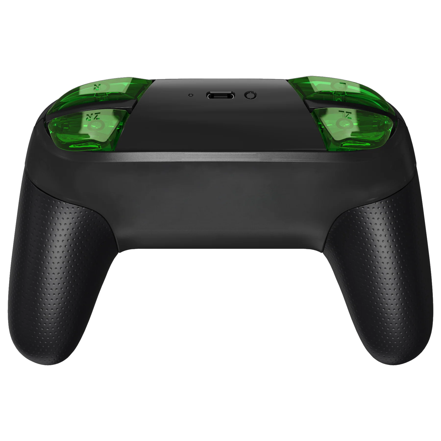eXtremeRate DIY Replacement Full Set Buttons for Nintendo Switch Pro Controller - Crystal Clear Green - Image 6