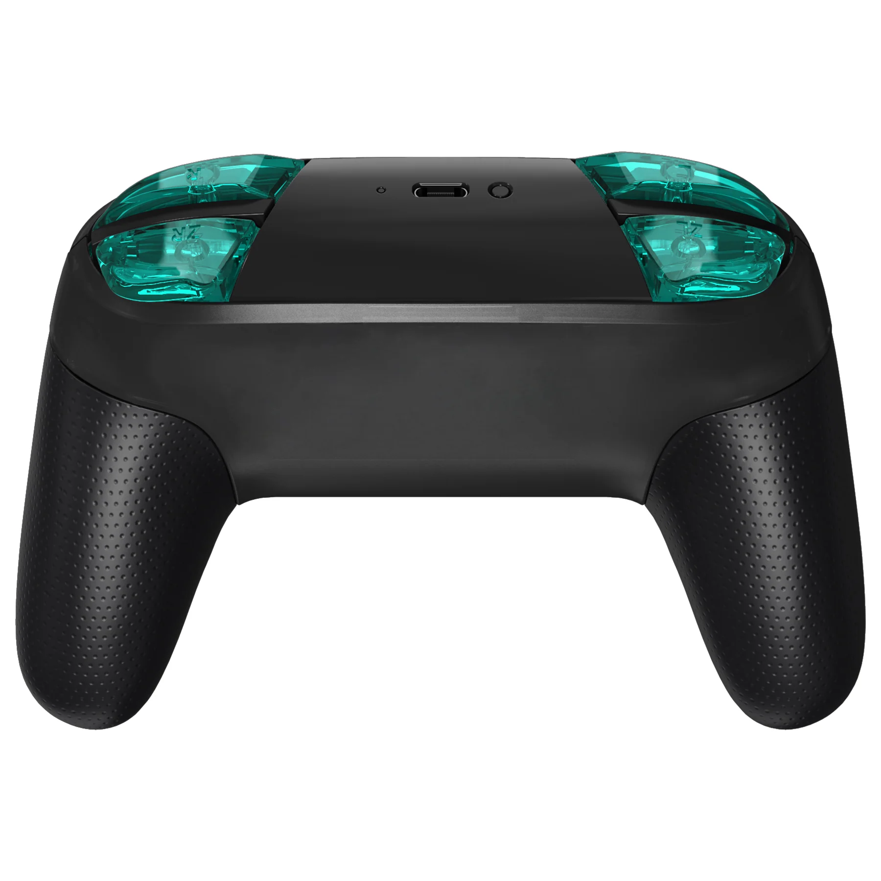 eXtremeRate DIY Replacement Full Set Buttons for Nintendo Switch Pro Controller - Crystal Emerald Green - Image 6