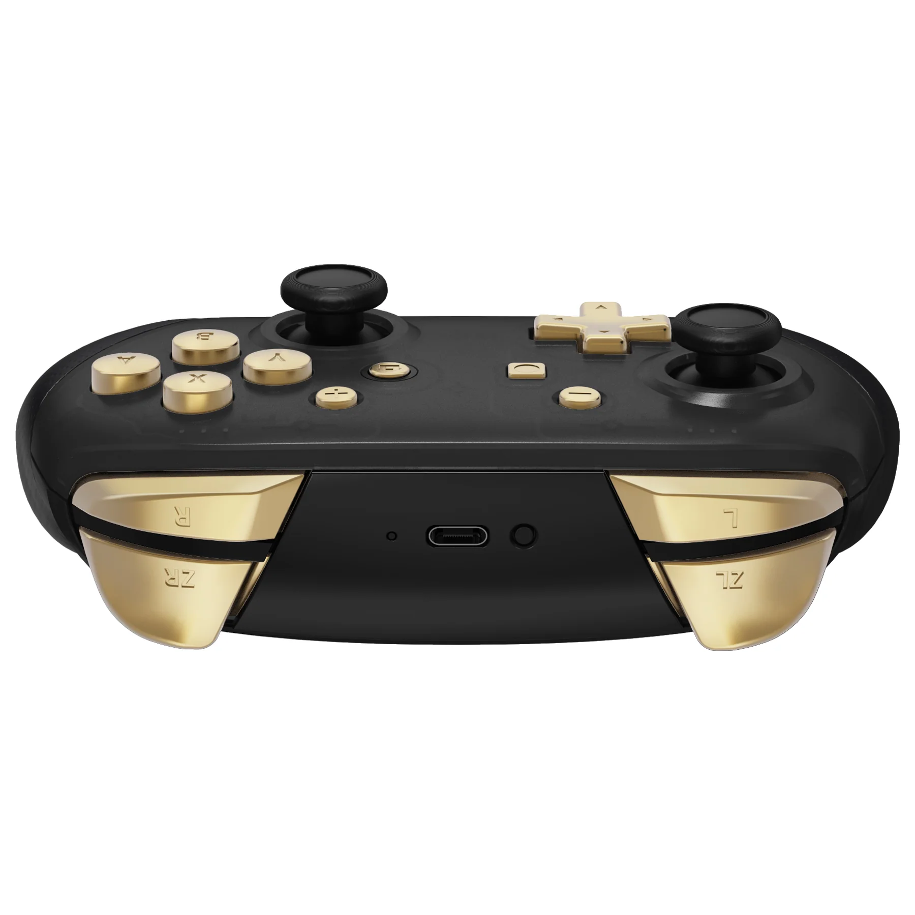 eXtremeRate DIY Replacement Full Set Buttons for Nintendo Switch Pro Controller - Metallic Champagne Gold - Image 6