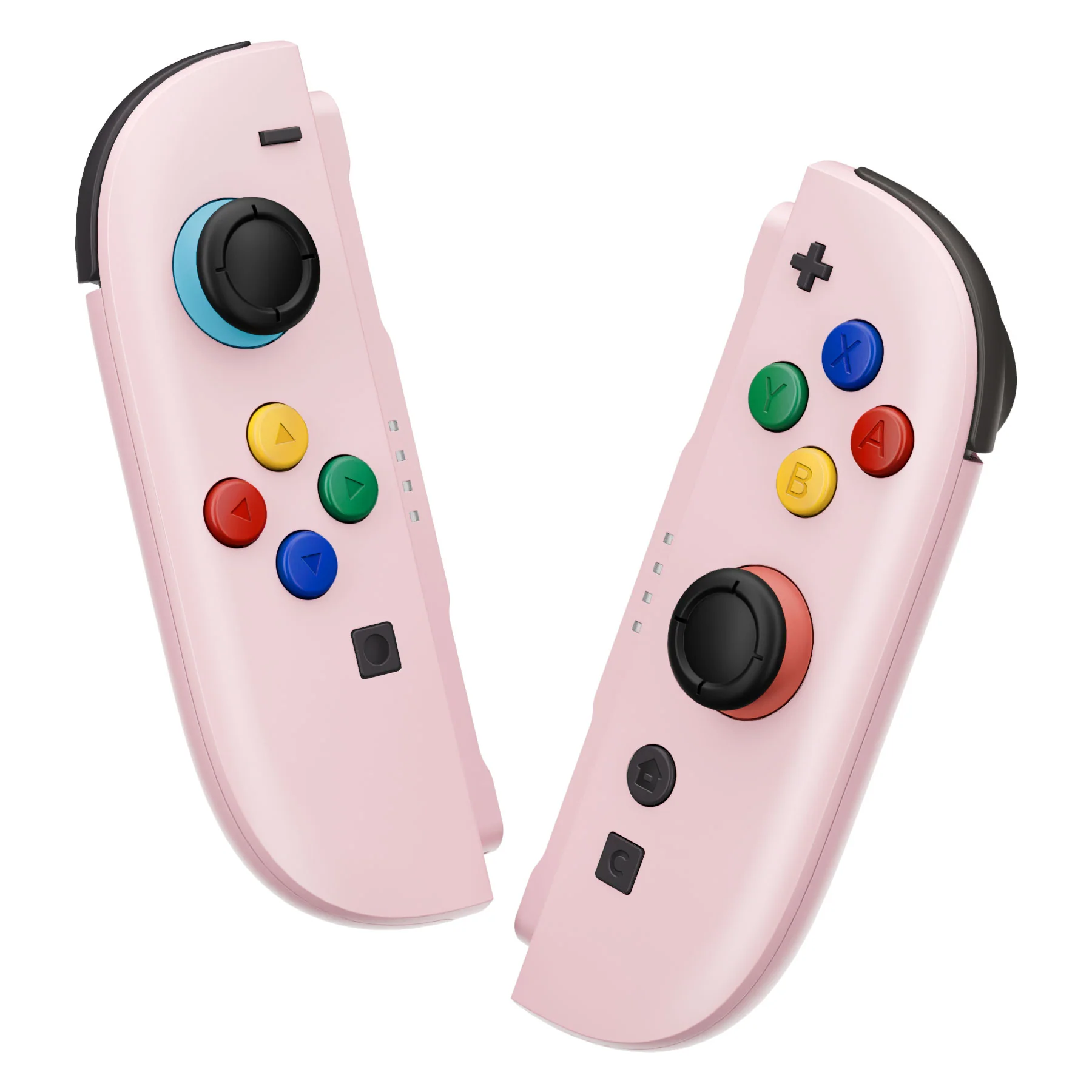 eXtremeRate DIY Replacement Full Set Shell Case with Buttons for Joycon 2 of Nintendo Switch 2 - Deluxe Version - Cherry Blossoms Pink - Image 5