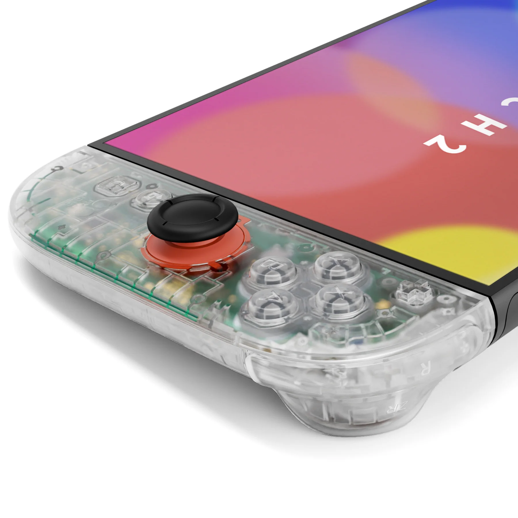 eXtremeRate DIY Replacement Full Set Shell Case with Buttons for Joycon 2 of Nintendo Switch 2 - Deluxe Version - Clear - Image 8