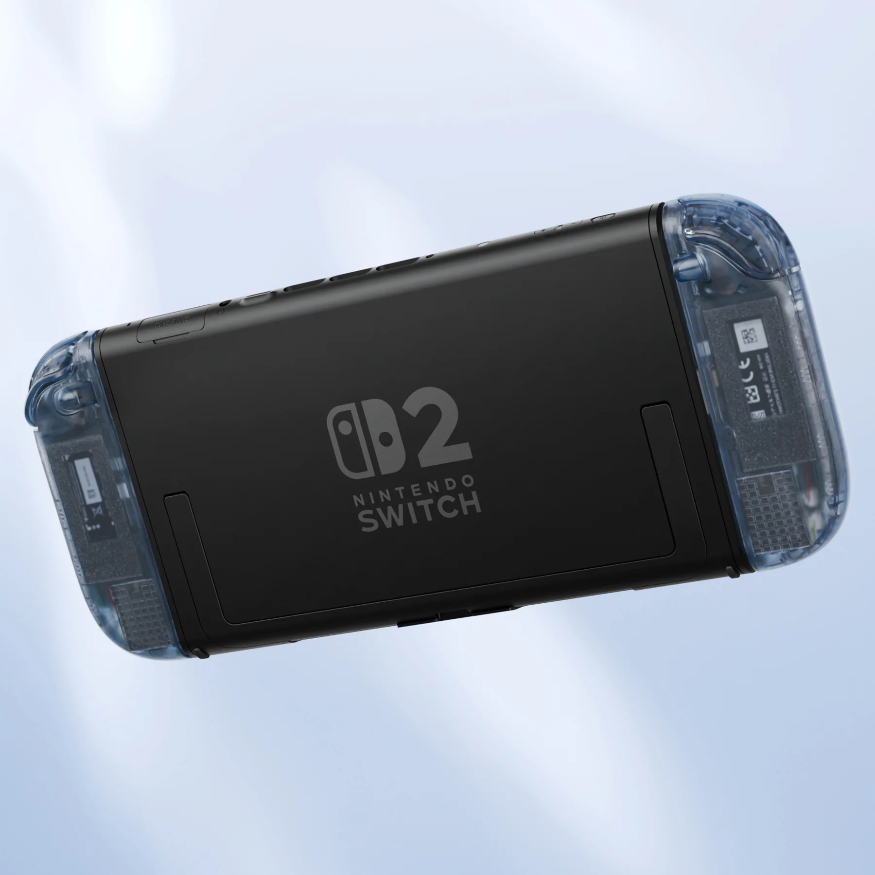eXtremeRate DIY Replacement Full Set Shell Case with Buttons for Joycon 2 of Nintendo Switch 2 - Deluxe Version - Clear Glacier Blue - Image 11